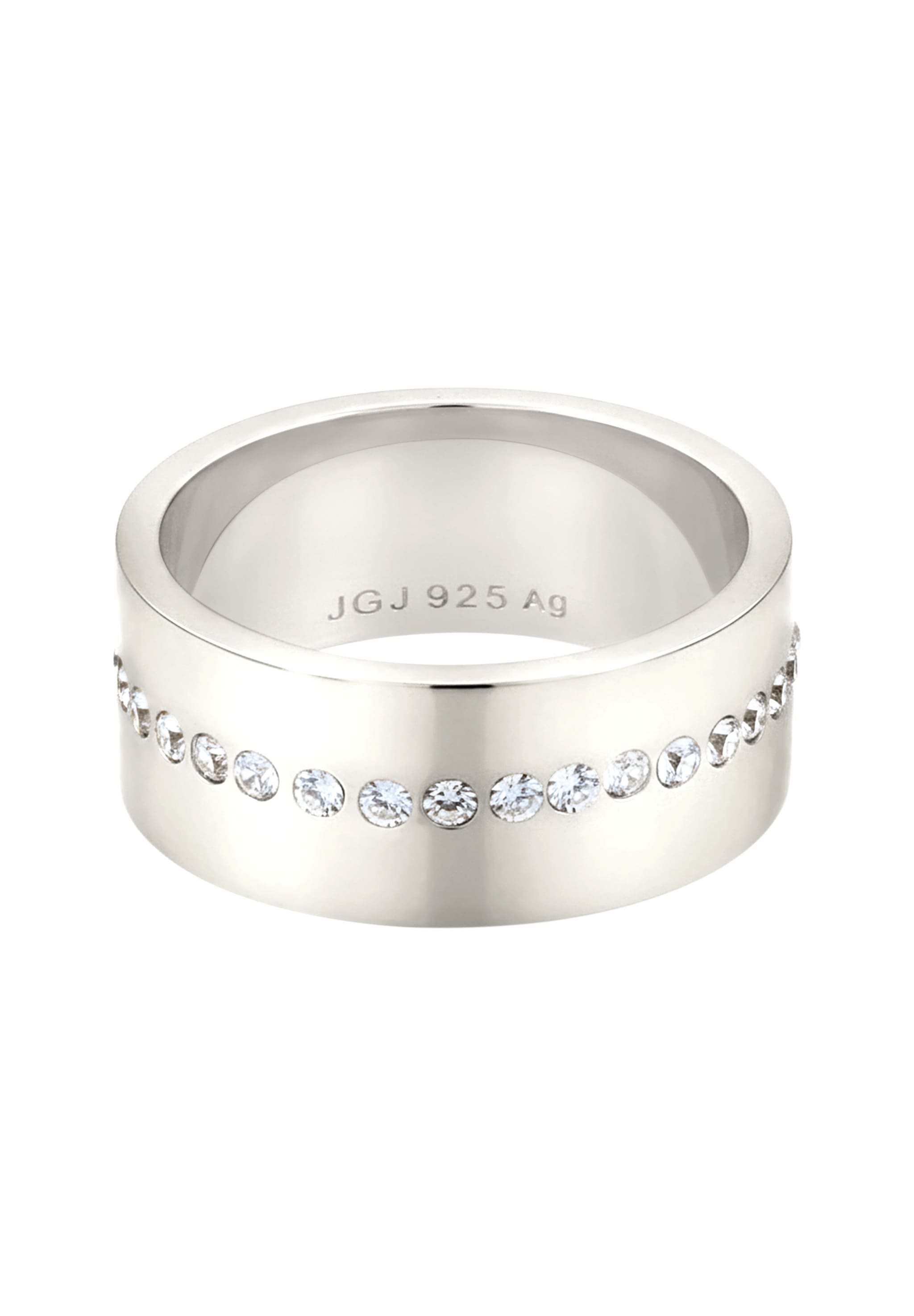 Elli Silberring »Ring Bandring mit Kristallen von Swarovski® 925 Sterling Silber«