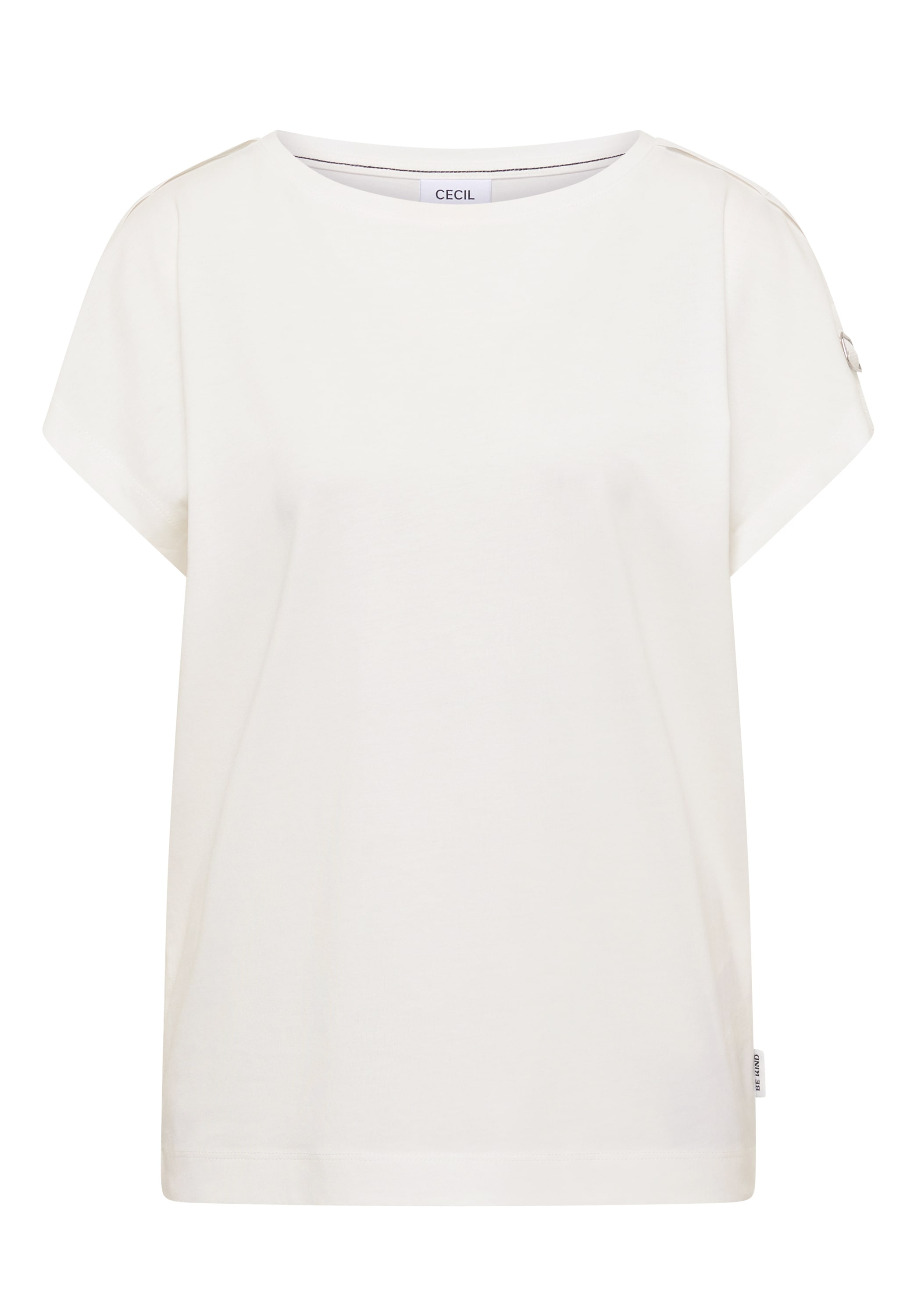 Cecil Kurzarmshirt Sommershirt mit Schnallendetail