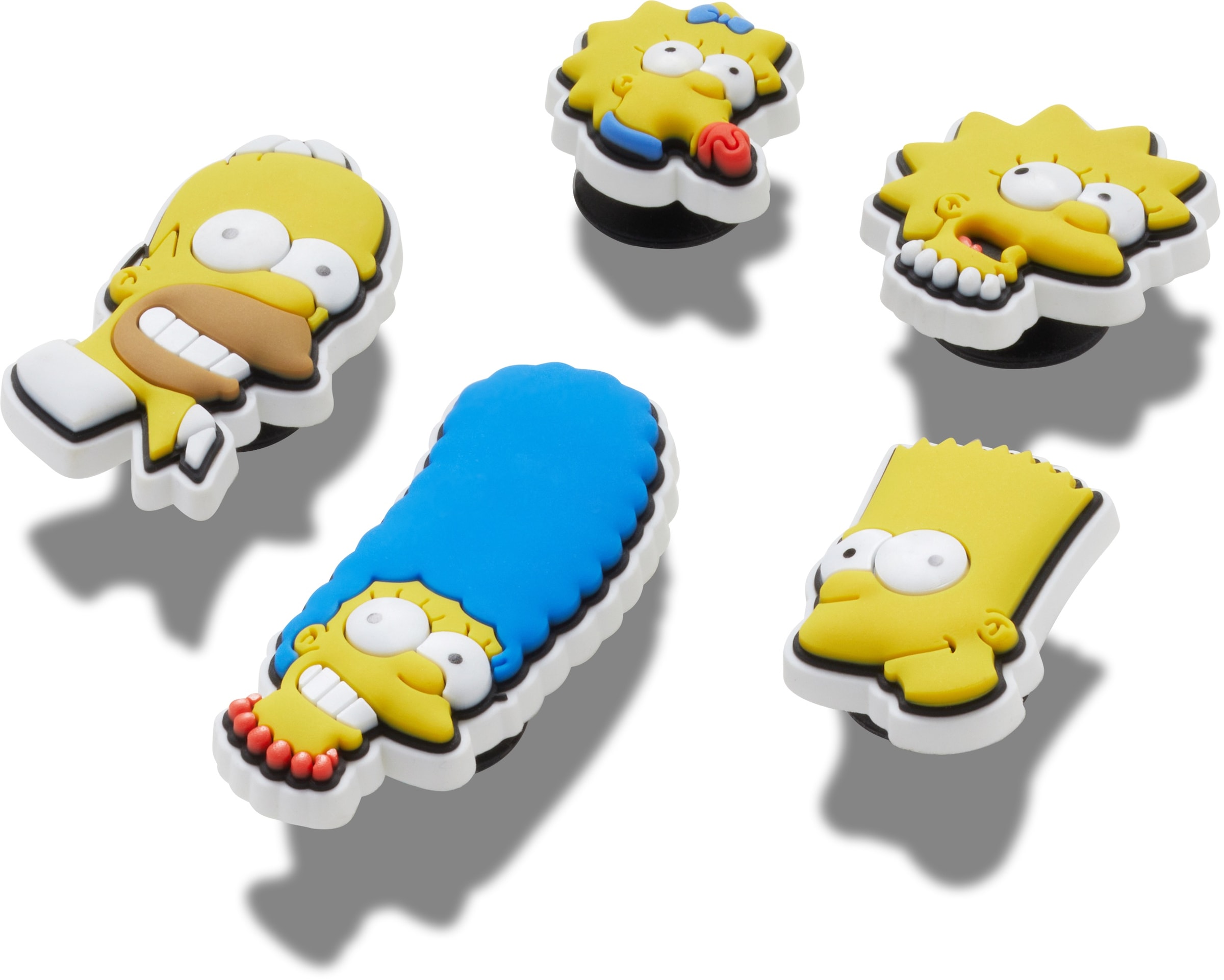 Crocs Schuhanstecker »Jibbitz™ The Simpsons«, (Set, 5 tlg., Kein Spielzeug. Nicht für Kinder unter 3 Jahren geeignet), Charm, Anstecker für Crocs Schuhe