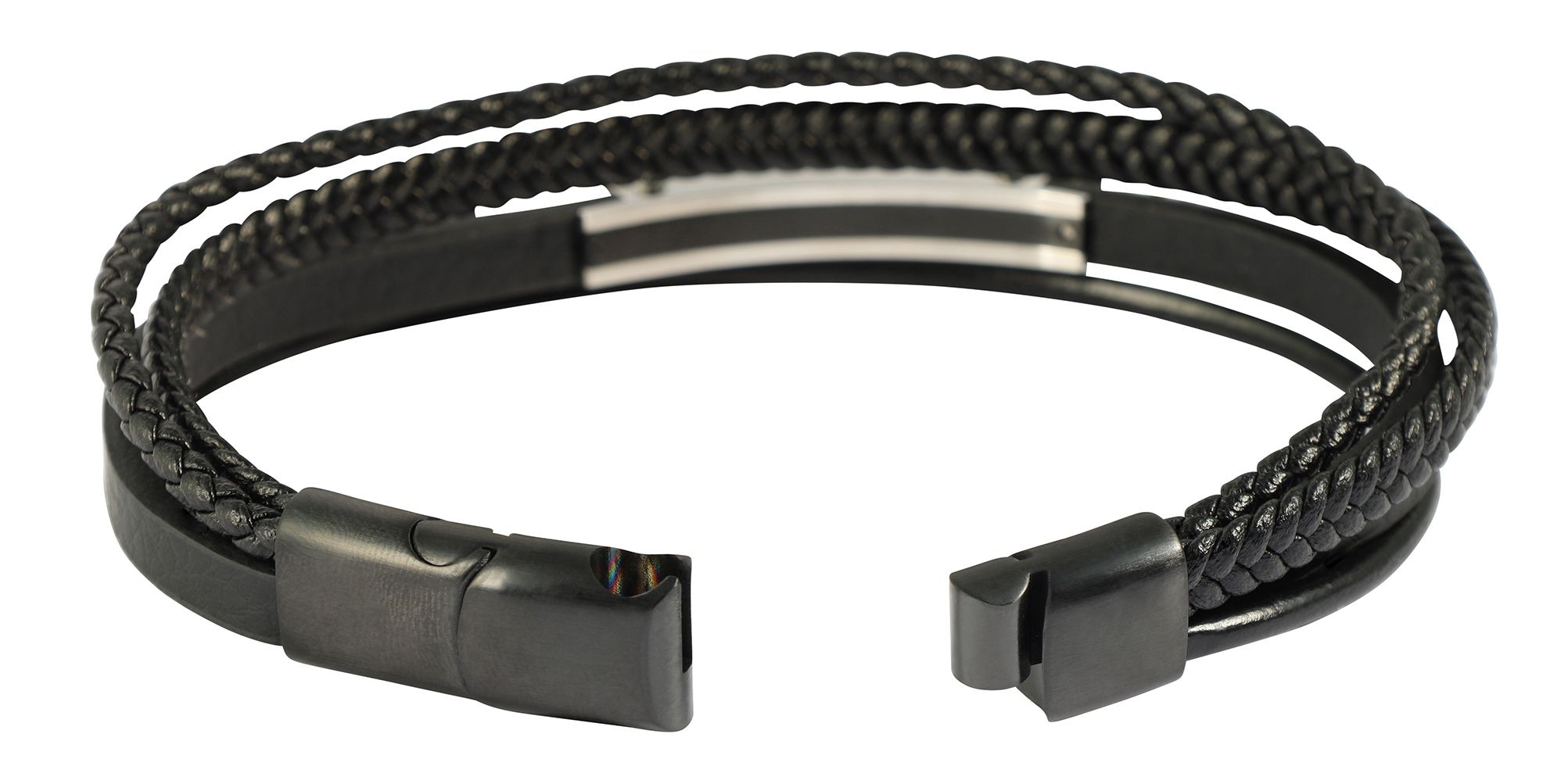 Adelia´s Lederarmband »Herren Armband ¿ Lederarmband aus Leder 19 cm«