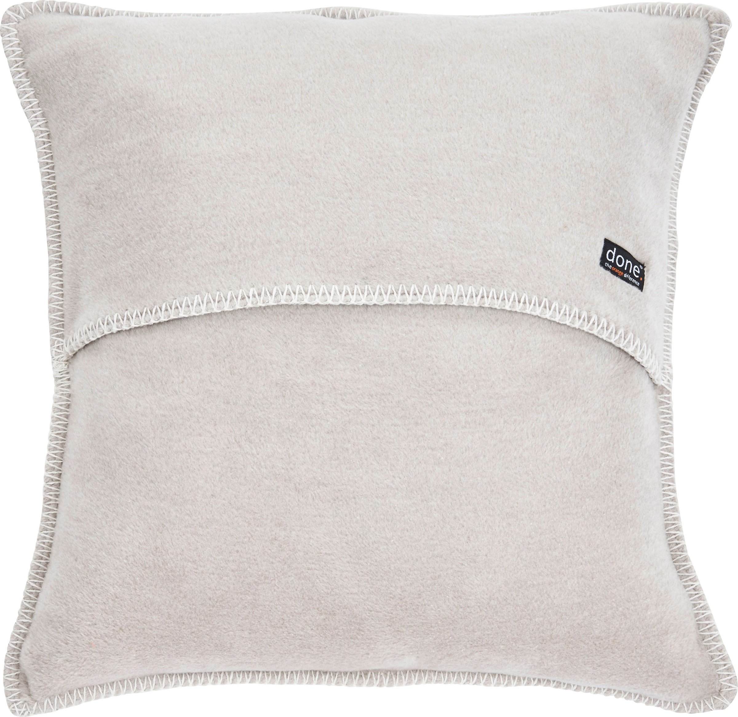 done.® Dekokissen »Cozy«, unifarben, Hotelverschluss, Kissenhüle ohne Füllung, 1 Stück