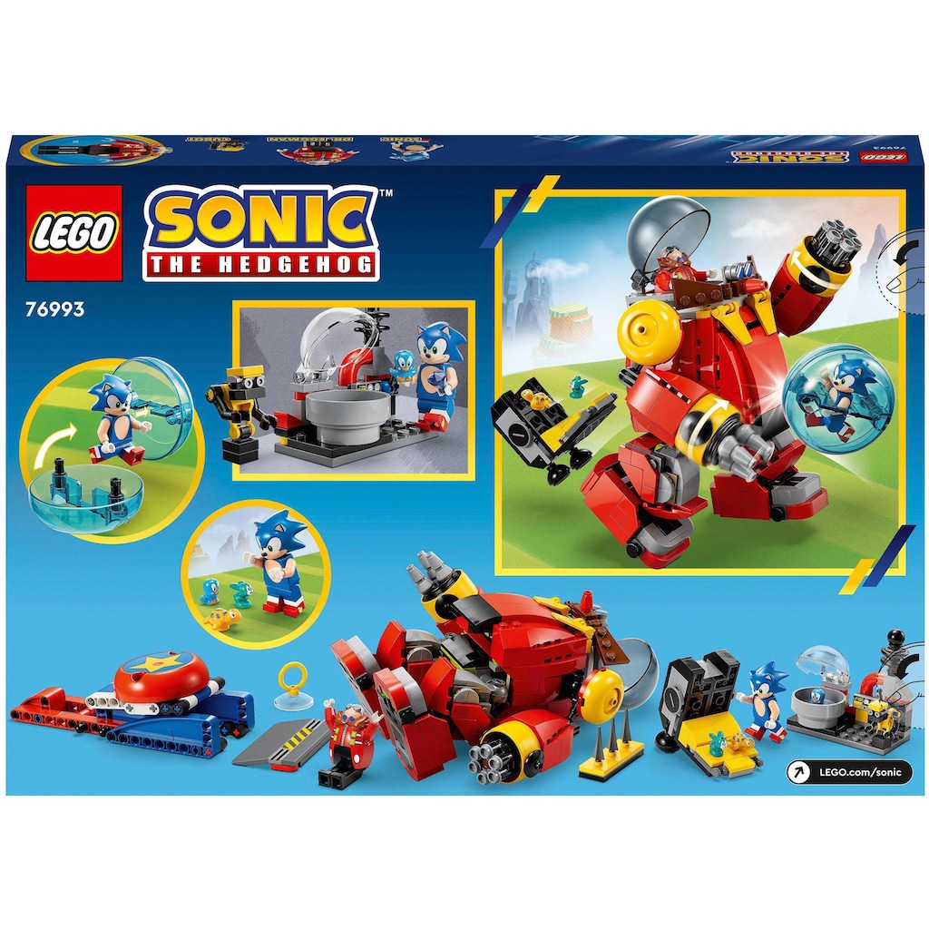 LEGO® Konstruktionsspielsteine »Sonic vs. Dr. Eggmans Death Egg Robot  (76993), LEGO® Sonic«, (615 St.)