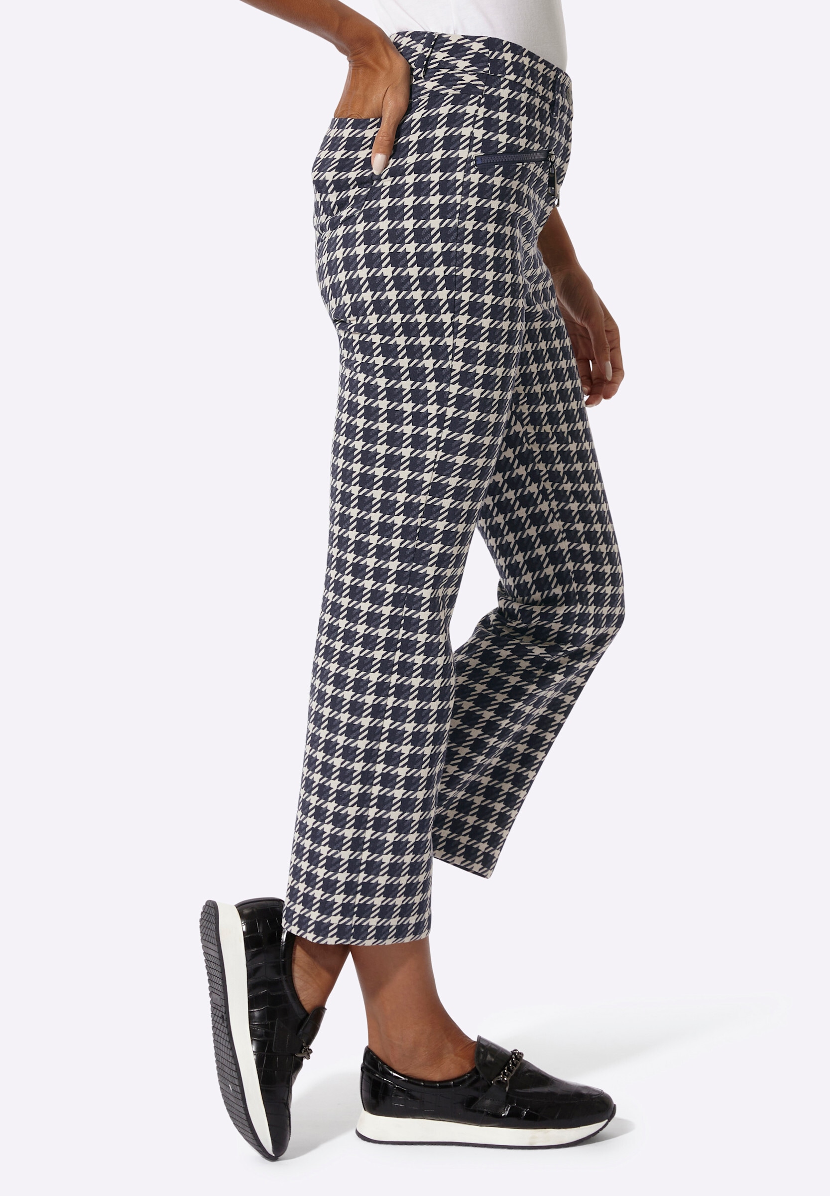 creation L Stoffhose »Jacquard-Hose Hose«