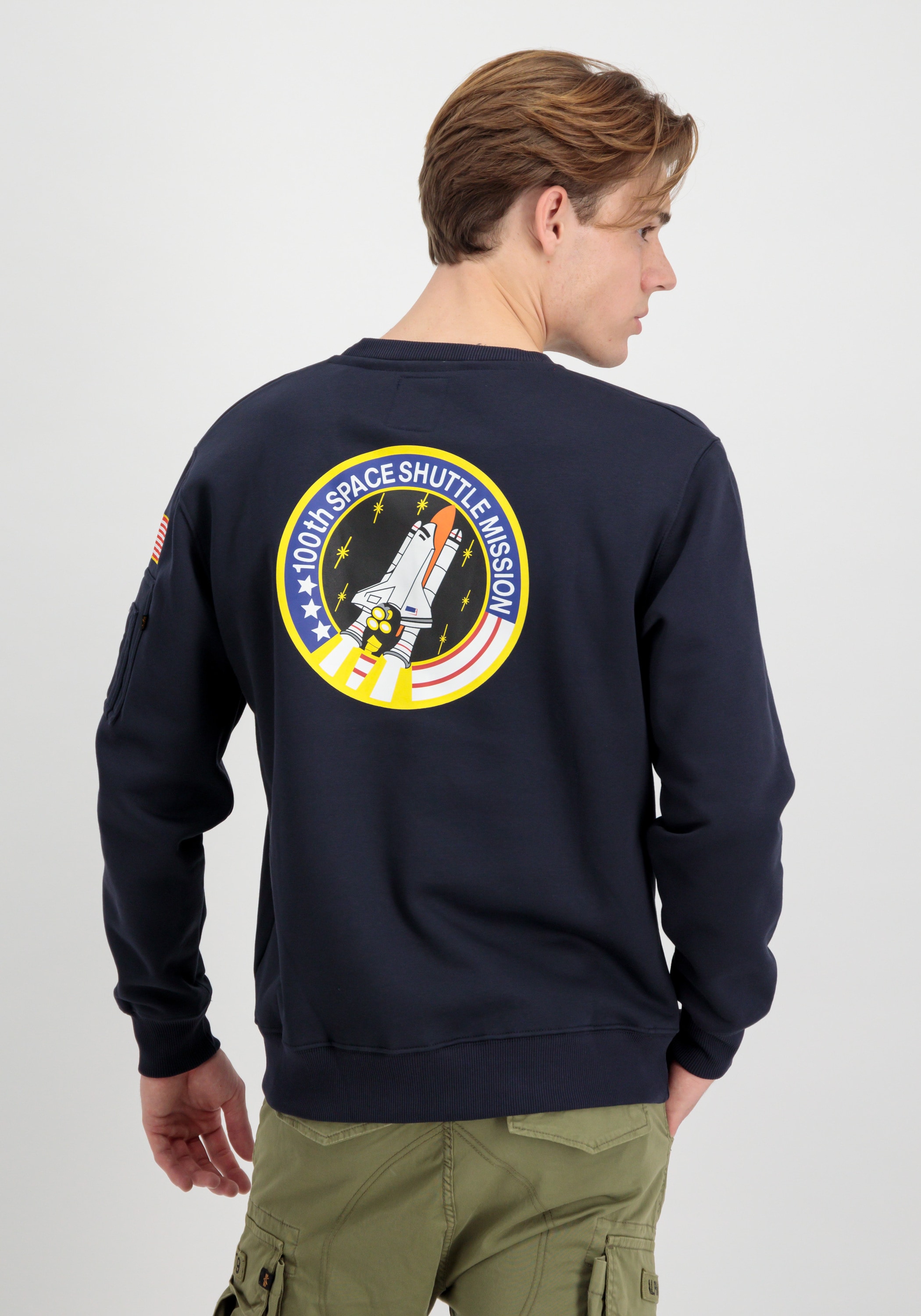 Alpha Industries Sweater »Alpha Industries Men - Sweatshirts Space Shuttle Sweater«