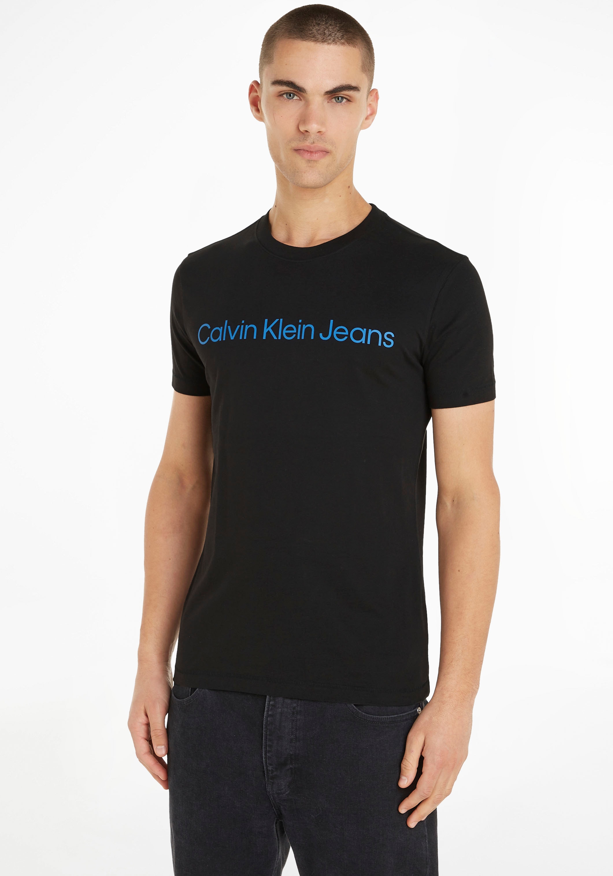 Calvin Klein bei mit bestellen T-Shirt Klein Logoschriftzug »INSTITUTIONAL LOGO«, online Calvin OTTO Jeans