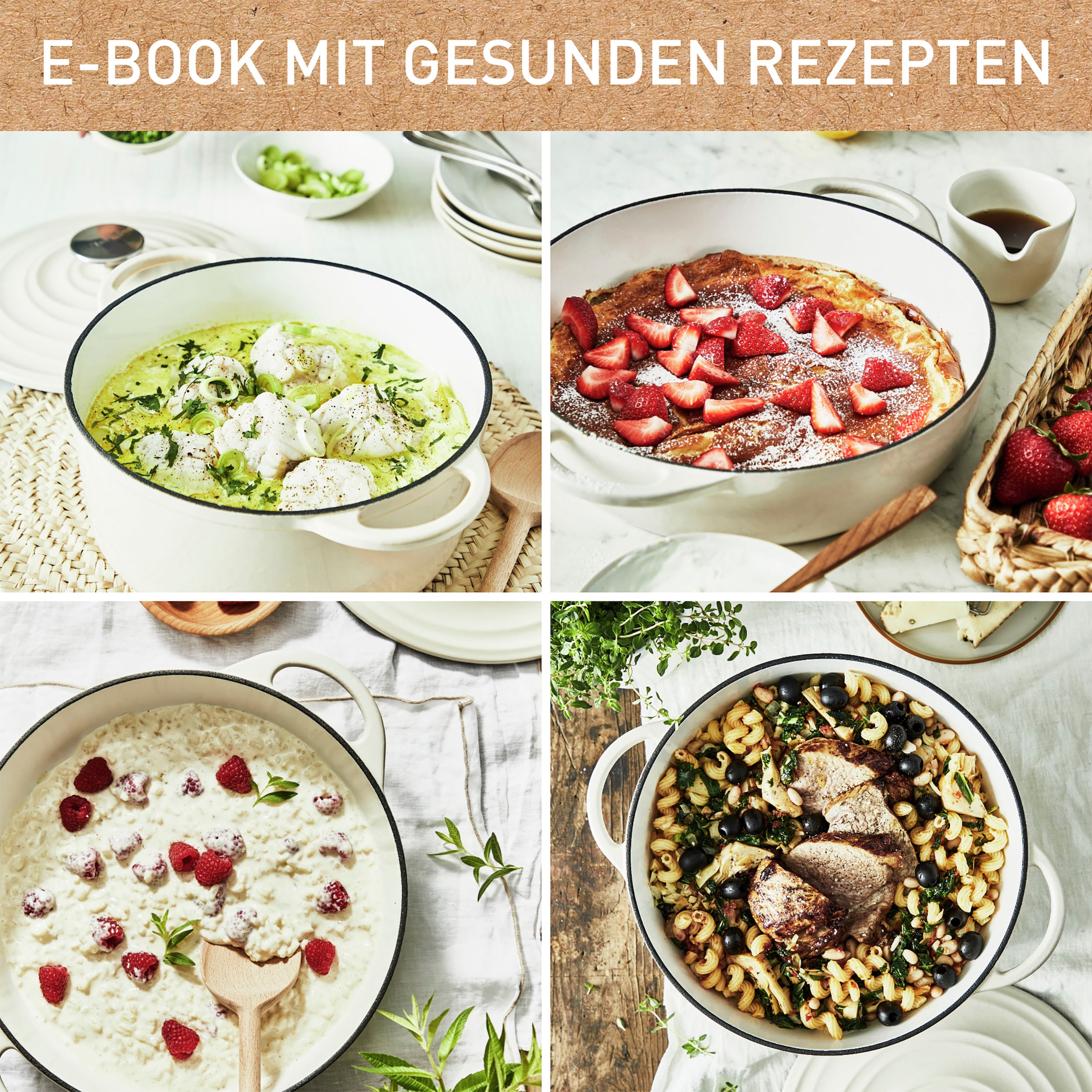Tefal Kochtopf »LOV«, Gusseisen, (1 tlg.), aus Gusseisen, mit Emaille-Beschichtung, mit Kondensationssystem