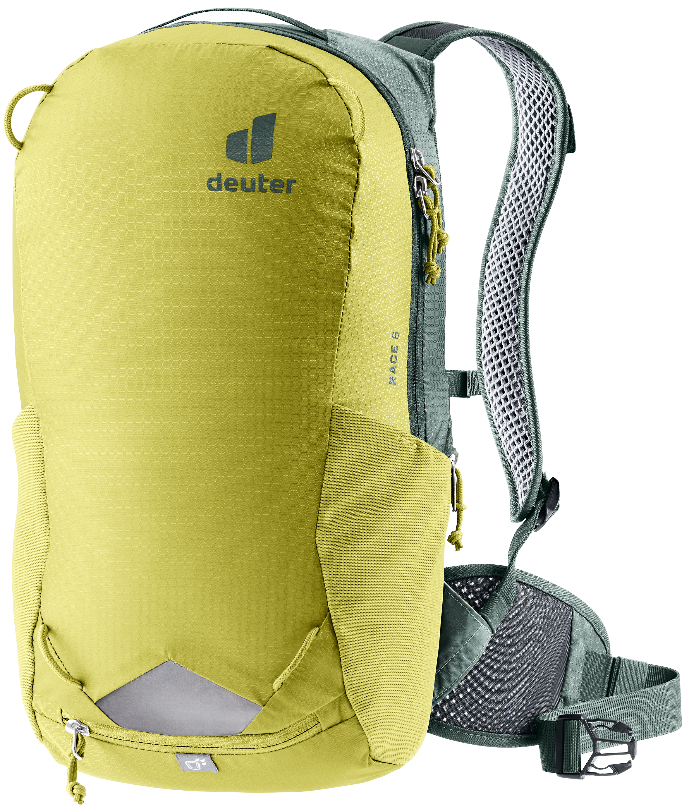Deuter Fahrradrucksack »RACE 8 L« Brillenhalterung in gelb