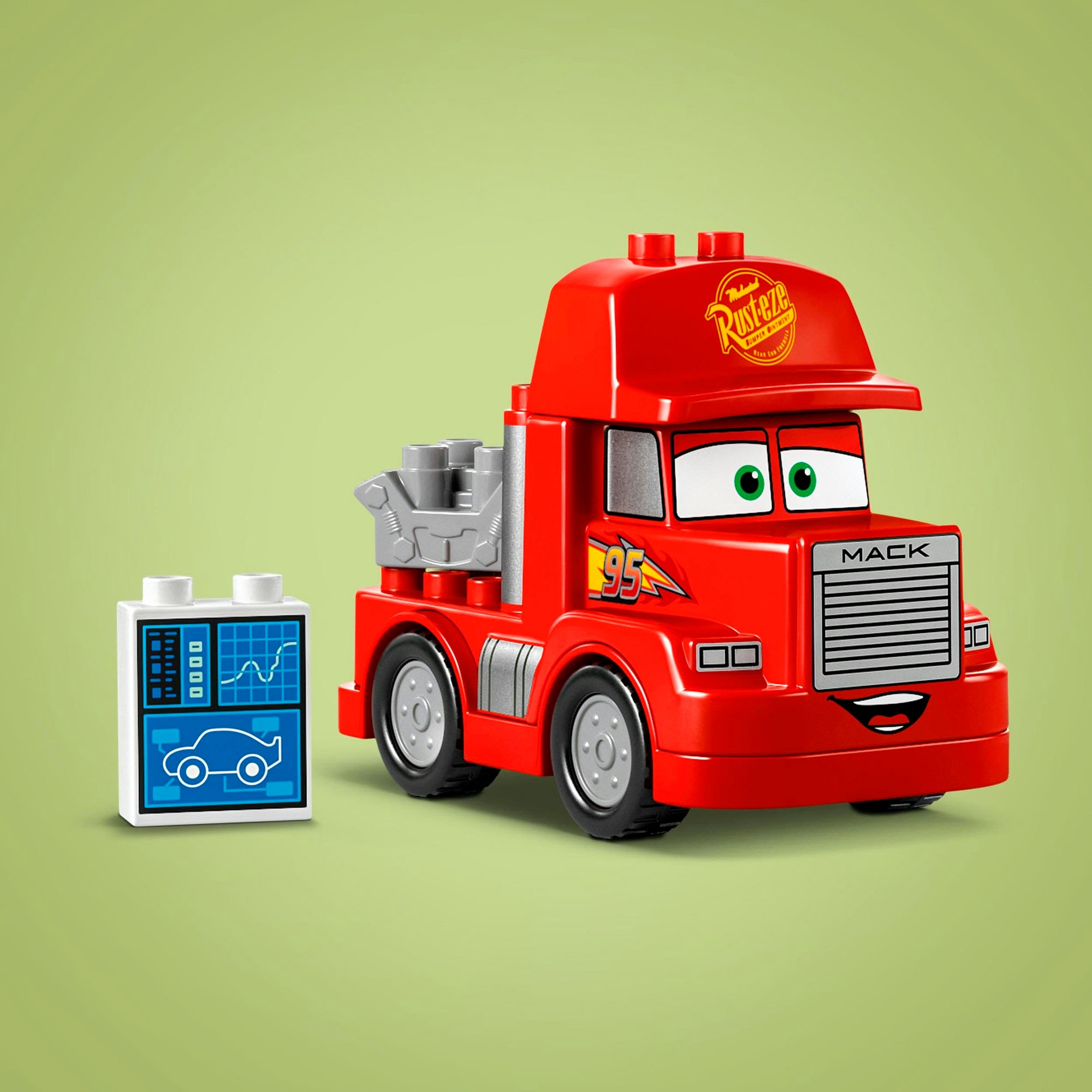 LEGO® Konstruktionsspielsteine »Mack beim Rennen (10417), LEGO® DUPLO Disney™«, (14 St.), Made in Europe