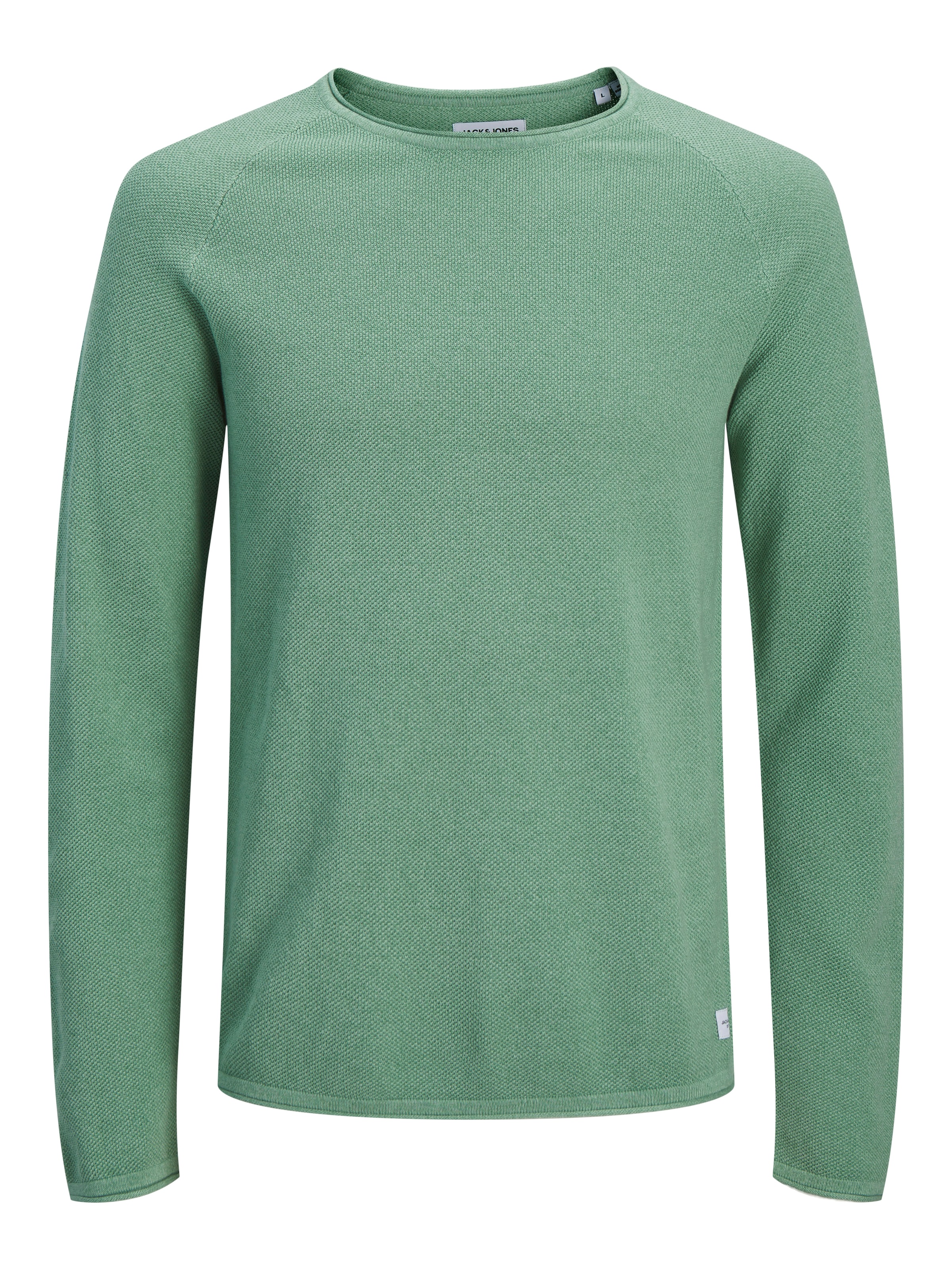 Jack & Jones Rundhalspullover »JJEHILL KNIT CREW NECK NOOS« Baumwolle, regular fit