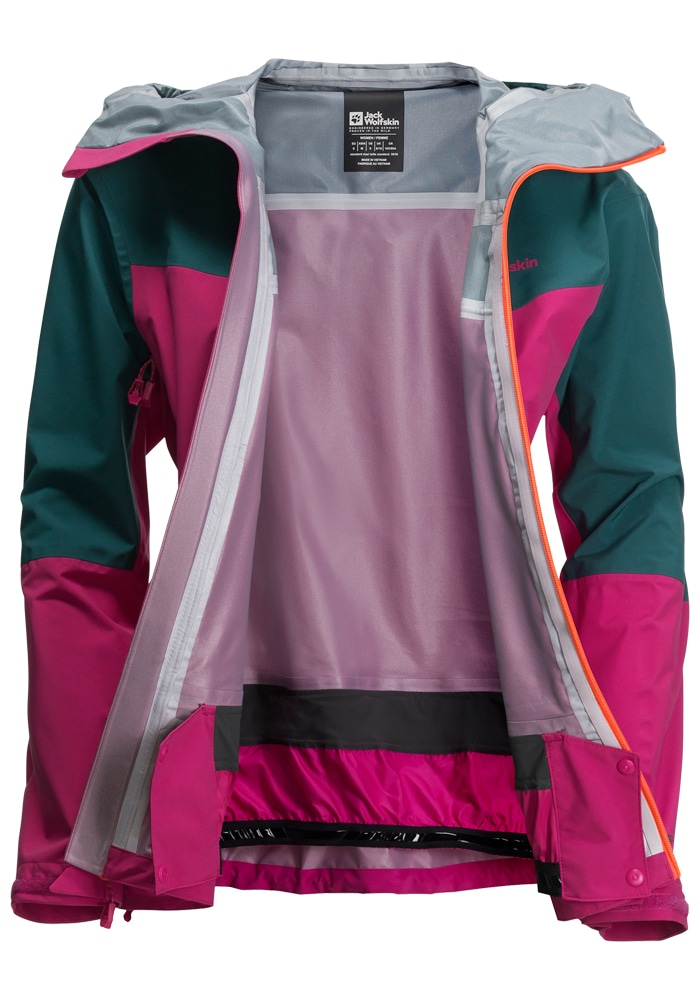 Jack Wolfskin Funktionsjacke »ALPSPITZE TOUR 3L JKT W«, mit Kapuze