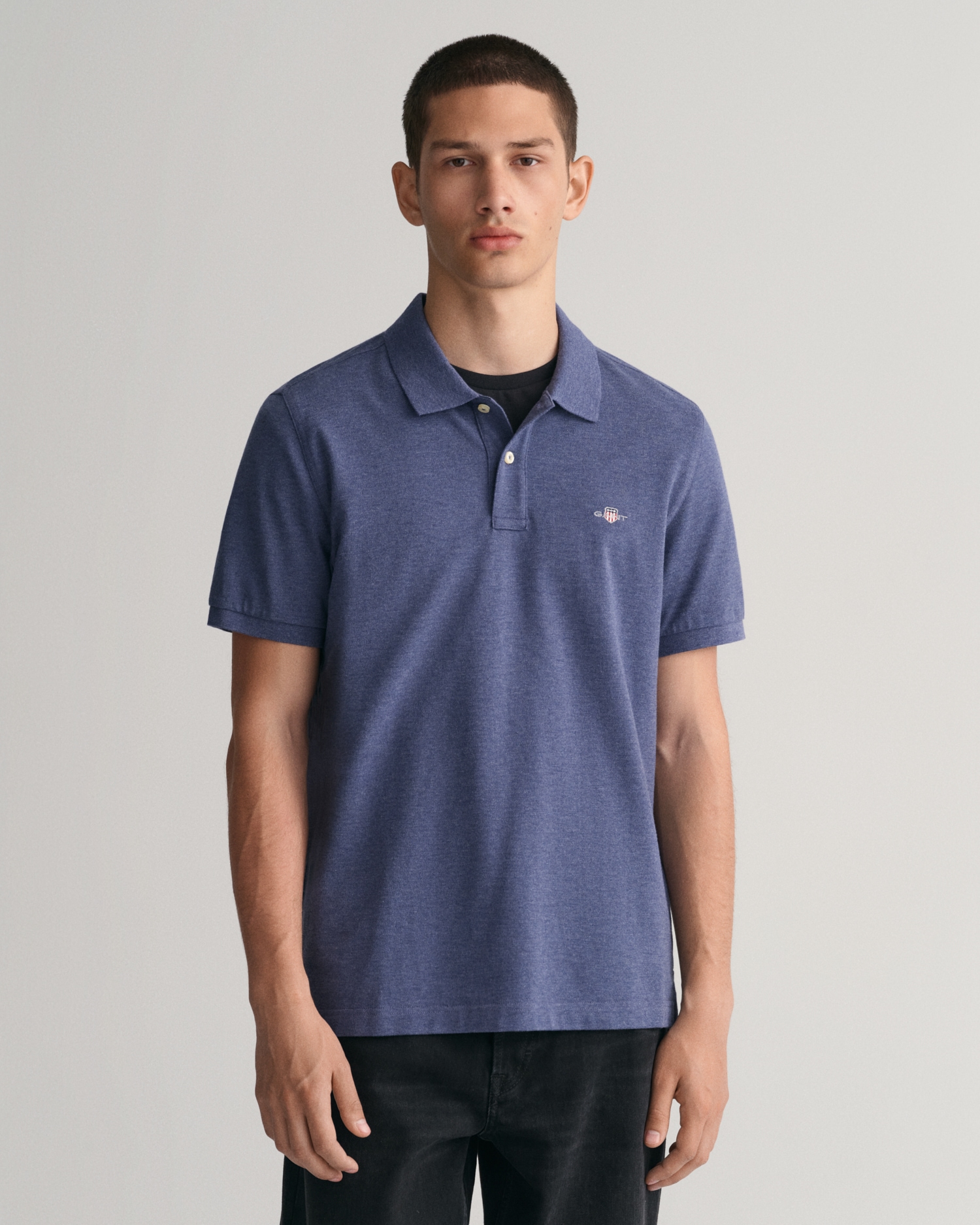 Gant Poloshirt »REG SHIELD SS PIQUE POLO«, mit Logo und Flachstrickkragen 100% Baumwolle Pique