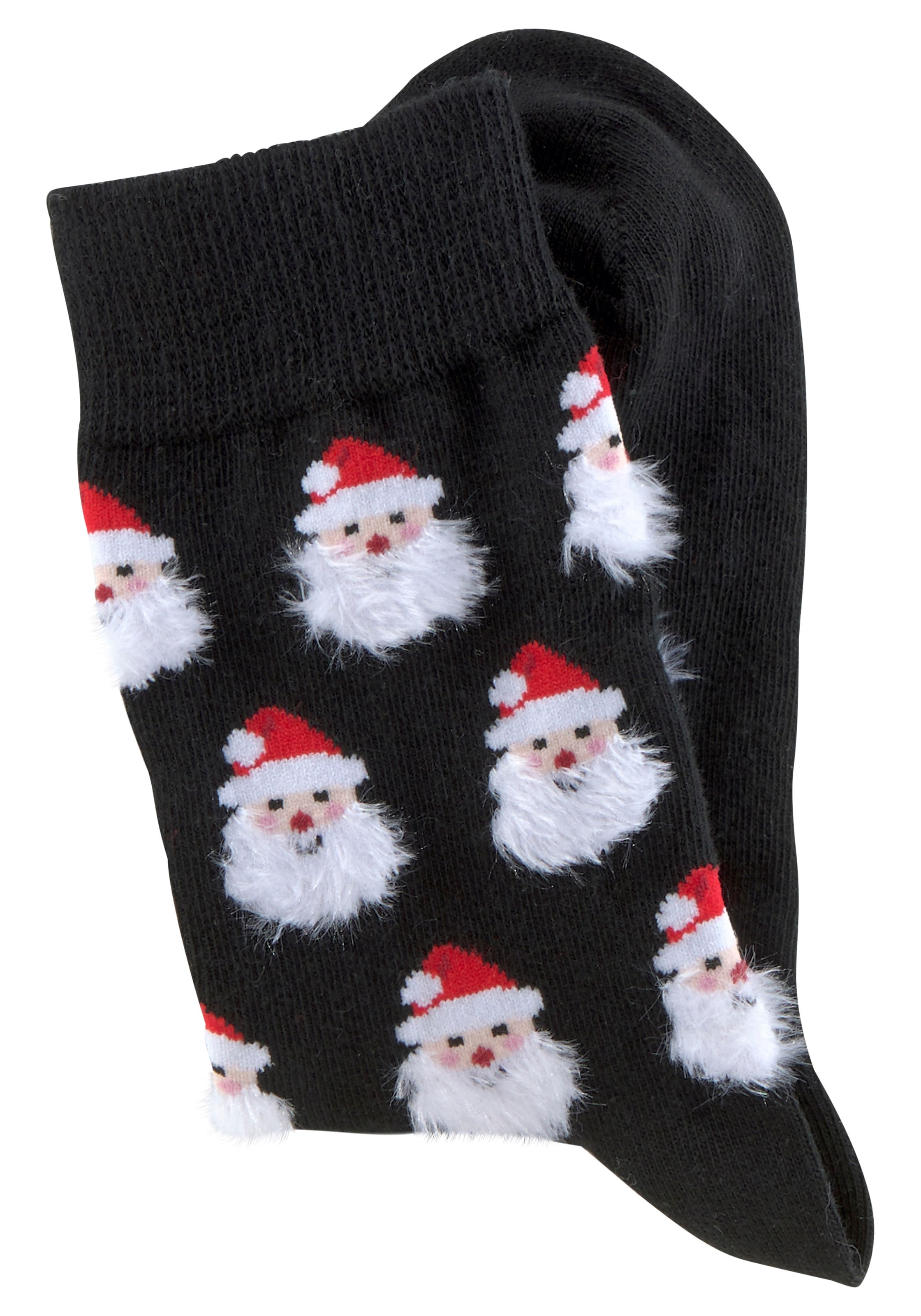 H.I.S Socken, (Packung, 3 Paar), mit lustigen Weihnachtsmotiven