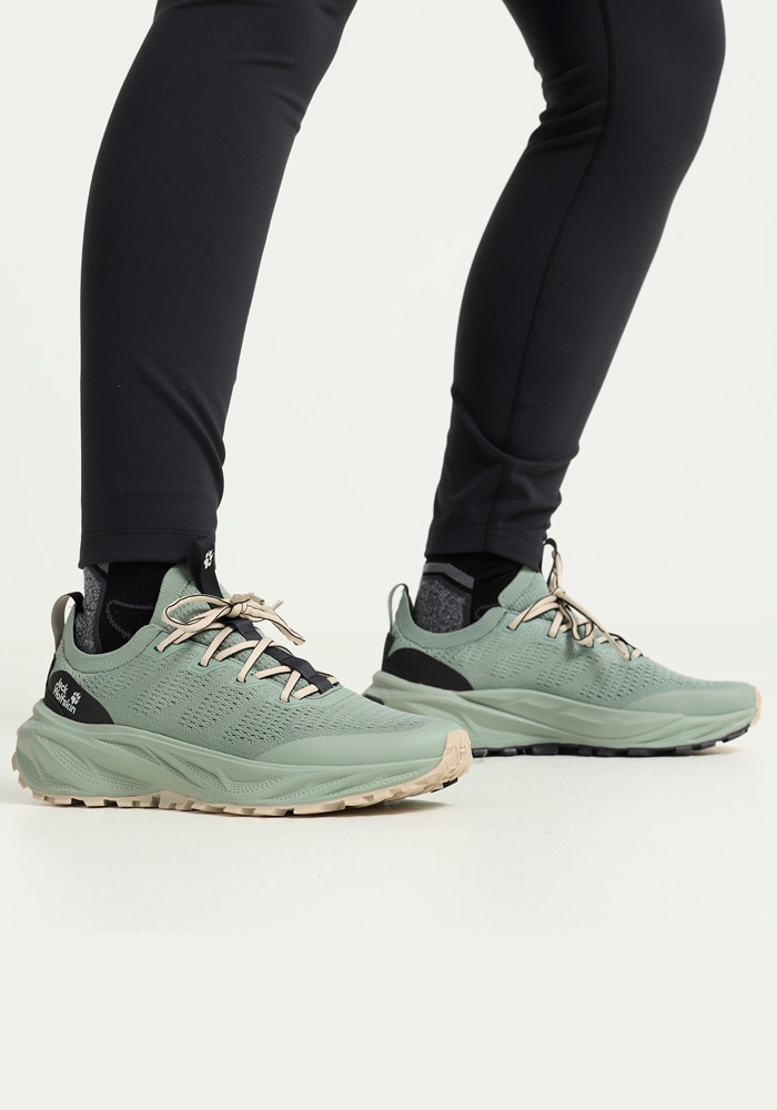 Jack Wolfskin Wanderschuh »PS TRAIL KNIT LOW W«  atmungsaktives Strick Upper, Trekkingschuh
