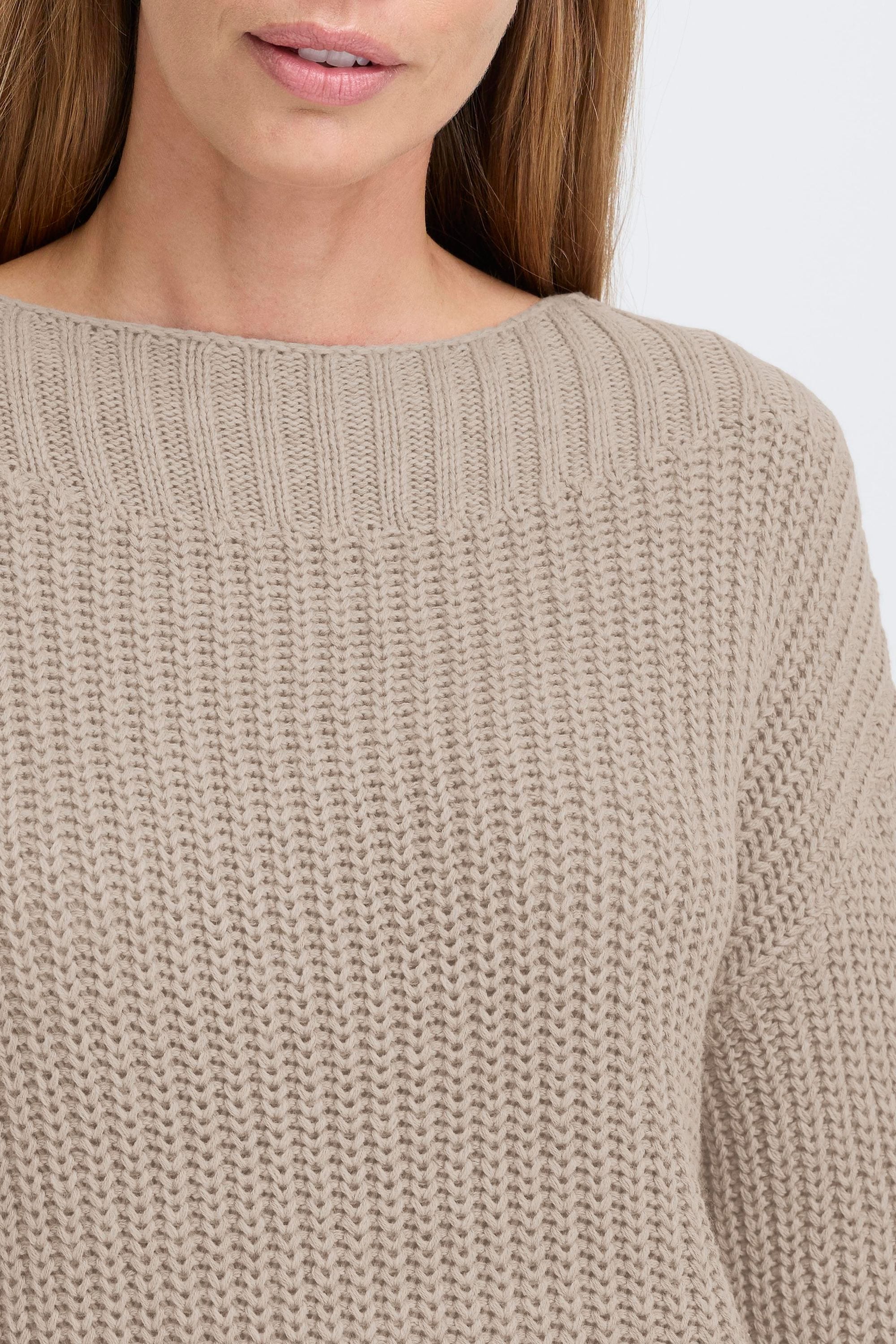 OXMO Strickfleece-Pullover »Strickpullover OXFKANNA«