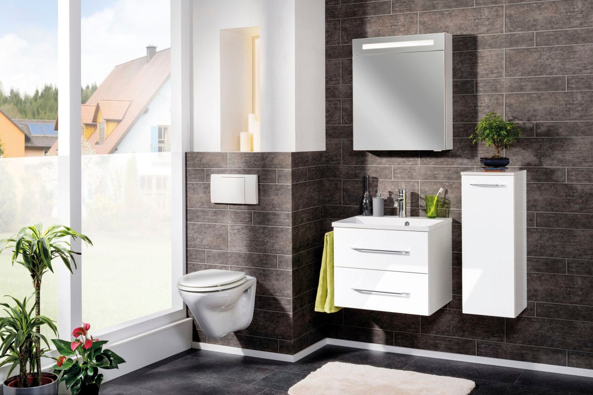 FACKELMANN Waschtisch »B.clever«, Badmöbel Breite 60 cm