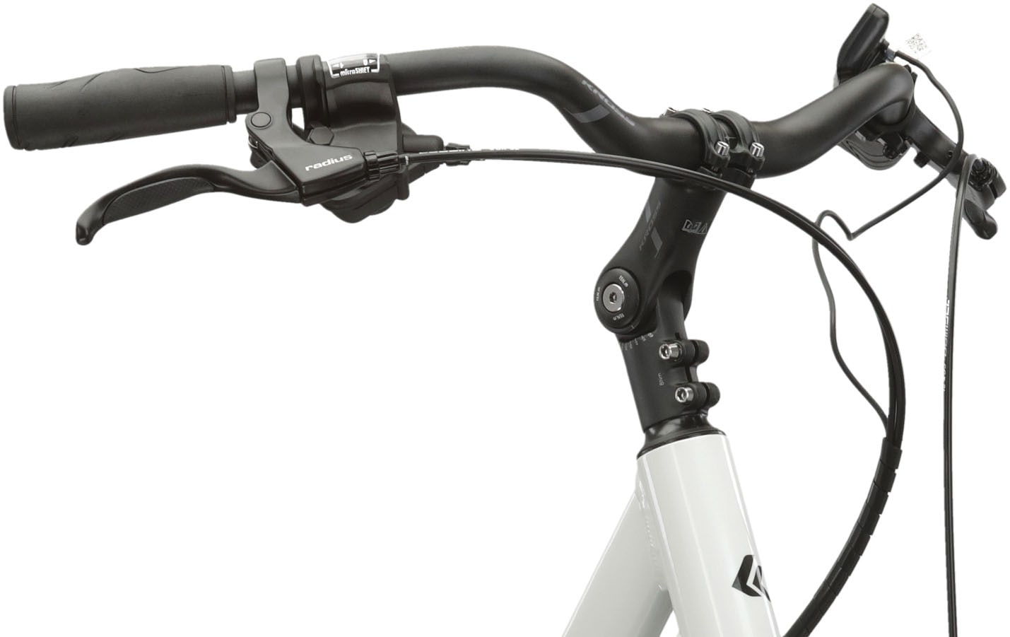 Kross E-Bike »E-Citybike Sentio Hybrid 1.0 28 Zoll weiß«, 8 Gang, microSHIFT, M26S, Heckmotor 250 W, Pedelec, Elektrofahrrad für Damen und Herren