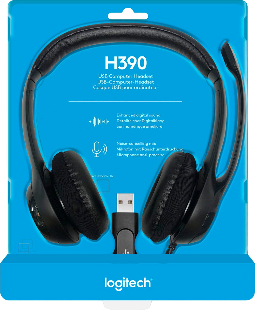 Logitech PC-Headset »H390 kabelgebundenes Headset«