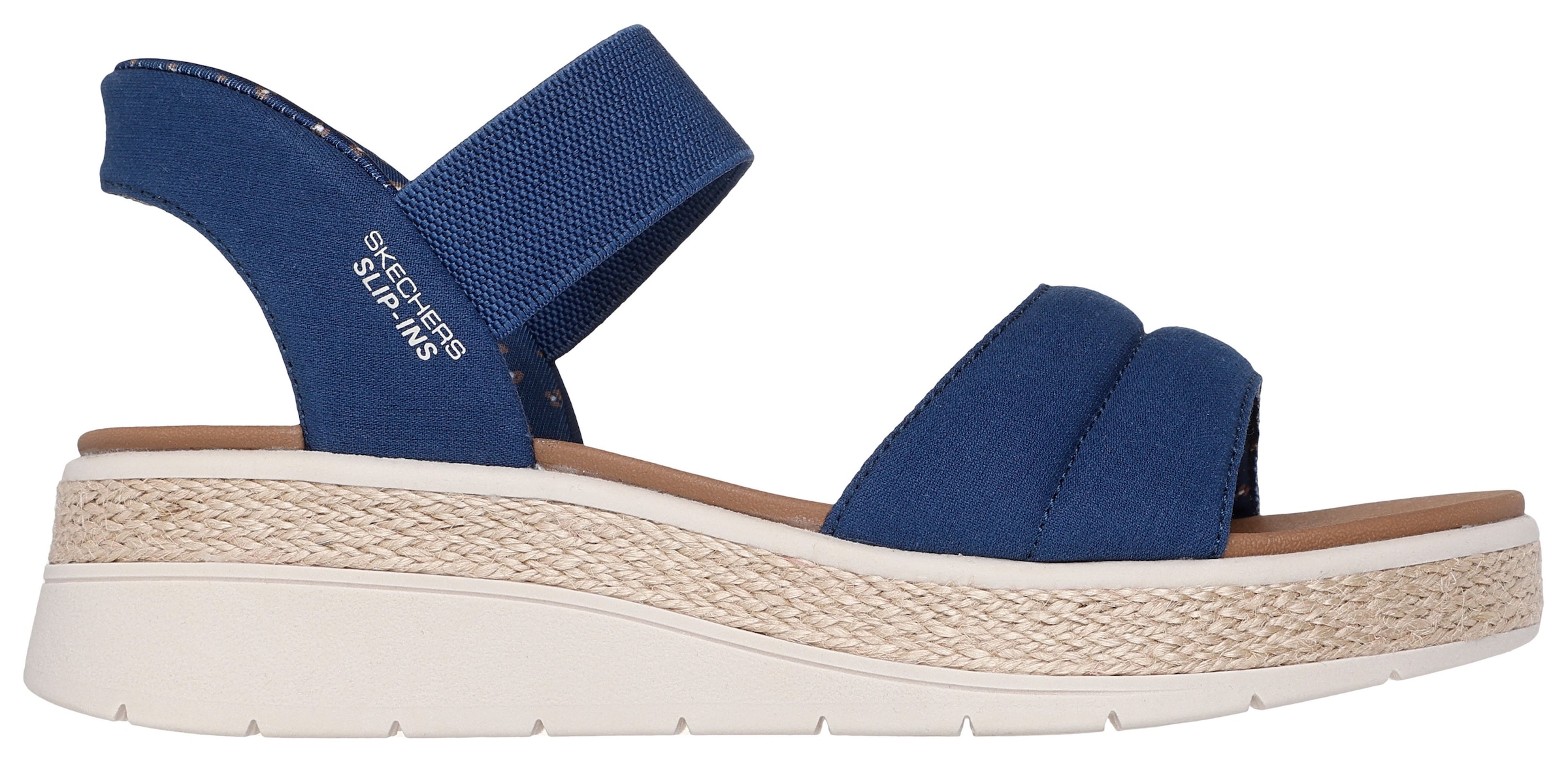Skechers Sandale »BOBS SUN RAY«, Keilsandale, Sandalette, Plateausandale mit Plush Foam