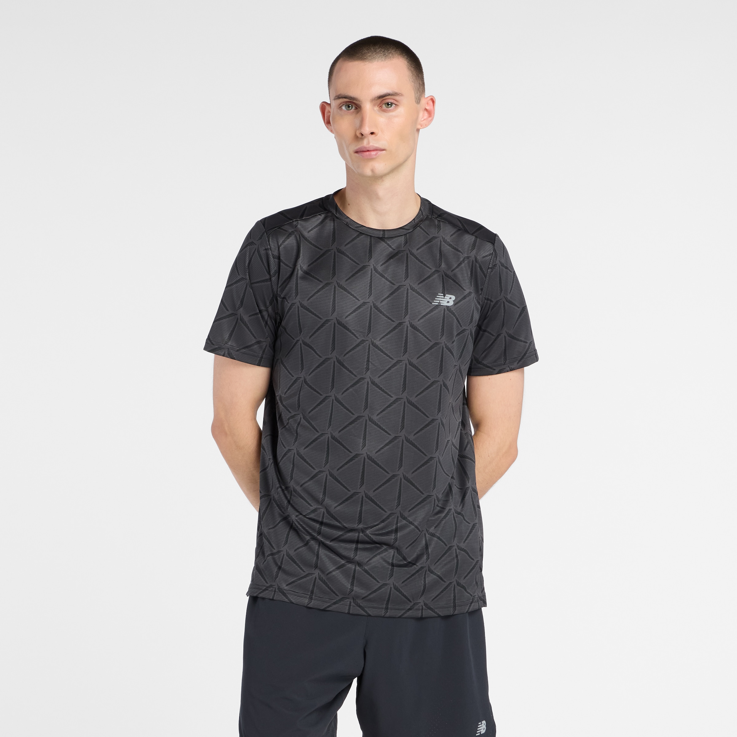 New Balance Laufshirt »SPORT ESSENTIAL PRINTED T-SHIRT« für vielseitige Aktivitäten, ideal für Lauftraining, für Erwachsene