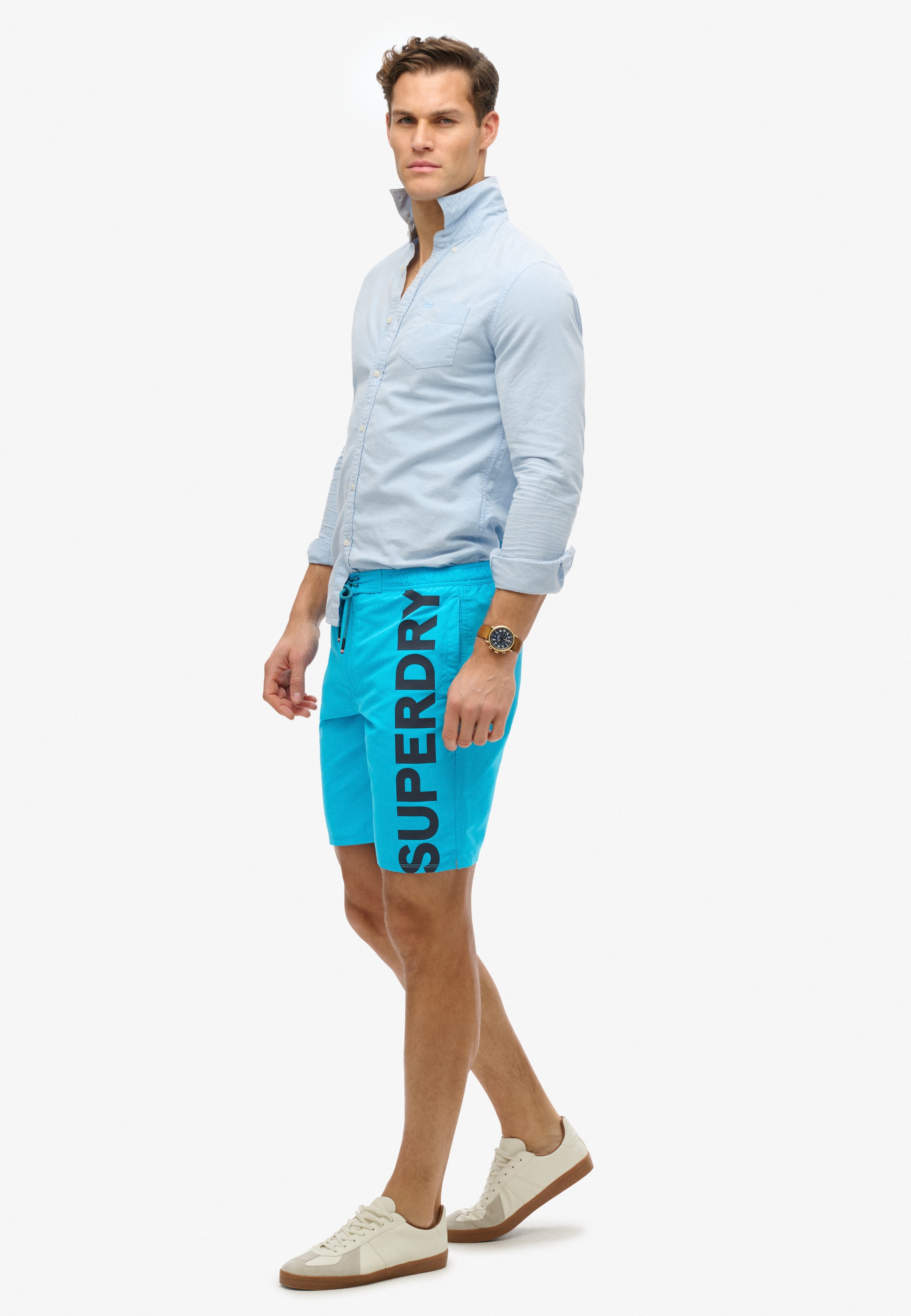 Superdry Badeshorts »CLASSIC 19 LOGO BOARDSHORT«