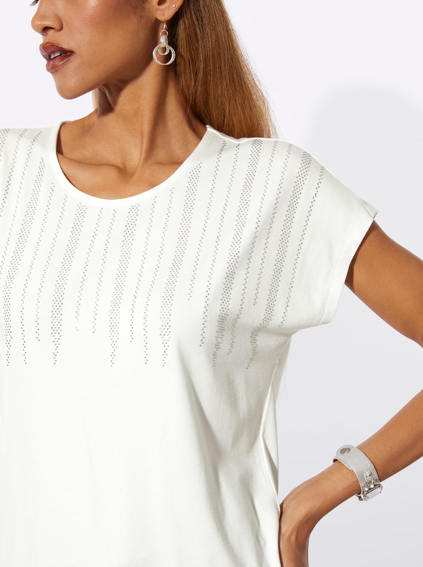 creation L Rundhalsshirt »Rundhals-Shirt« 1 tlg.