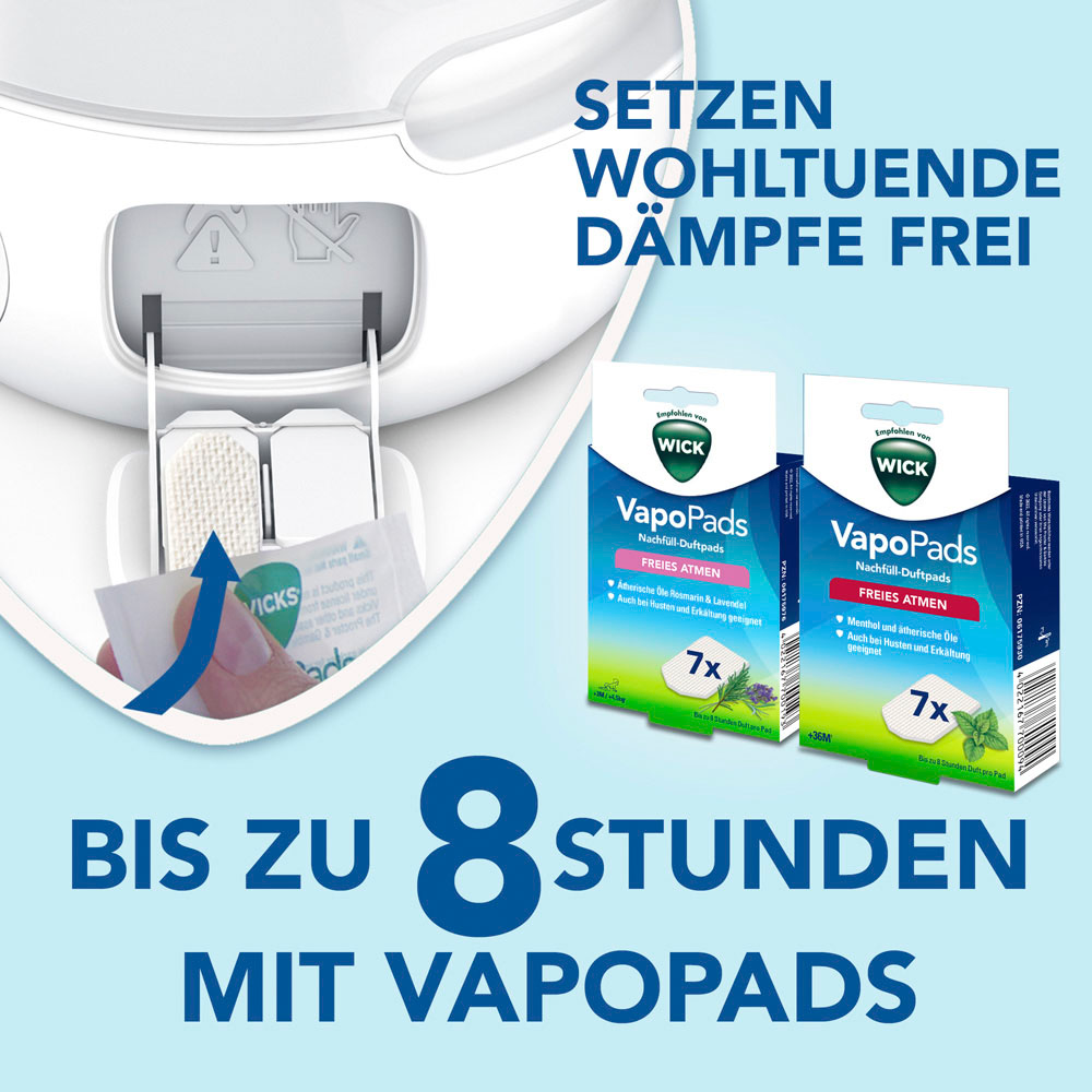 WICK Luftbefeuchter »Obere Befüllung Kaltluft Ultraschall Luftbefeuchter - WUL585E«, 2 l Wassertank, Neue Reinigungsfunktion: Anzeige mit Licht und Ton