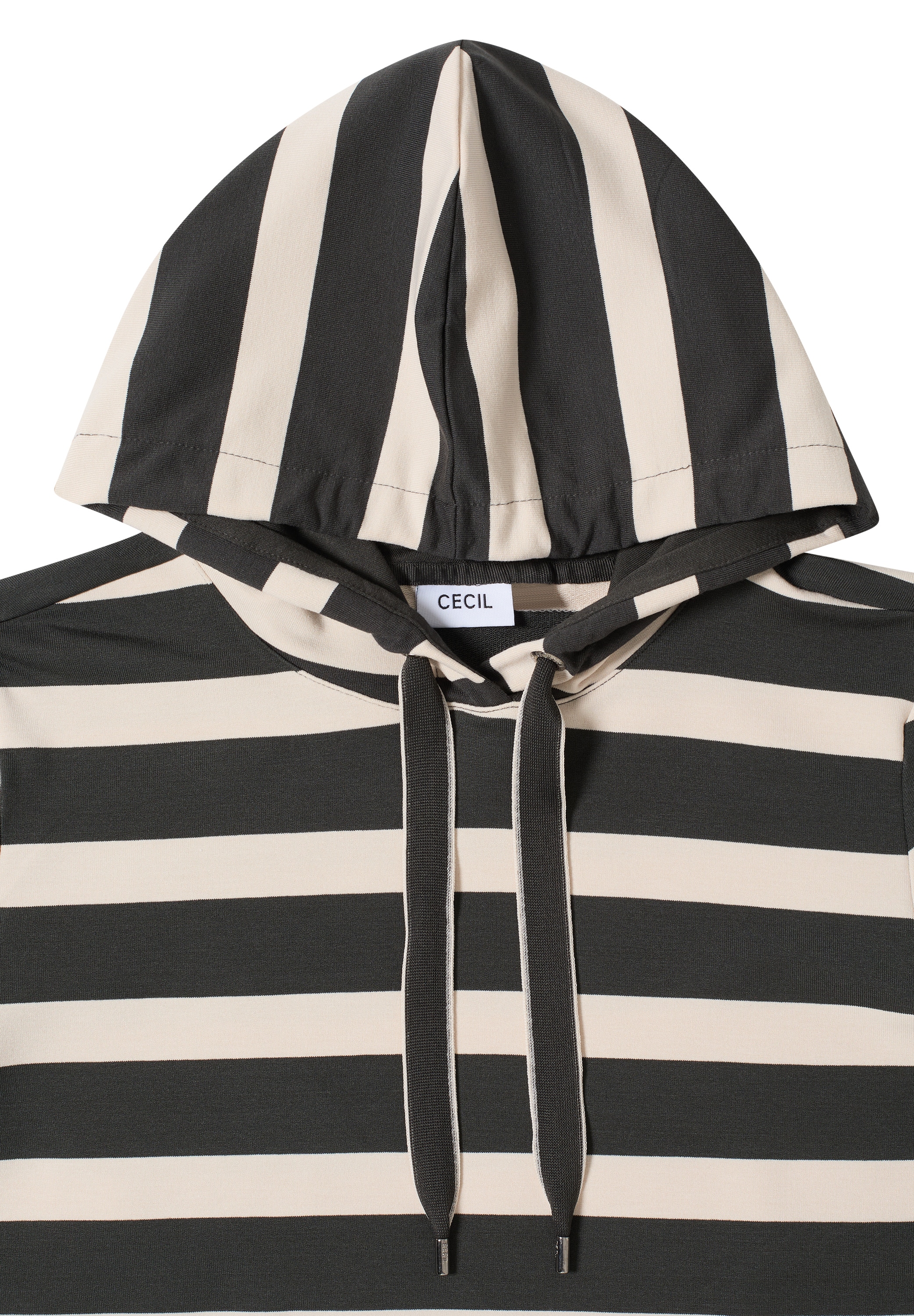 Cecil Kapuzensweatshirt , im Streifen-Design
