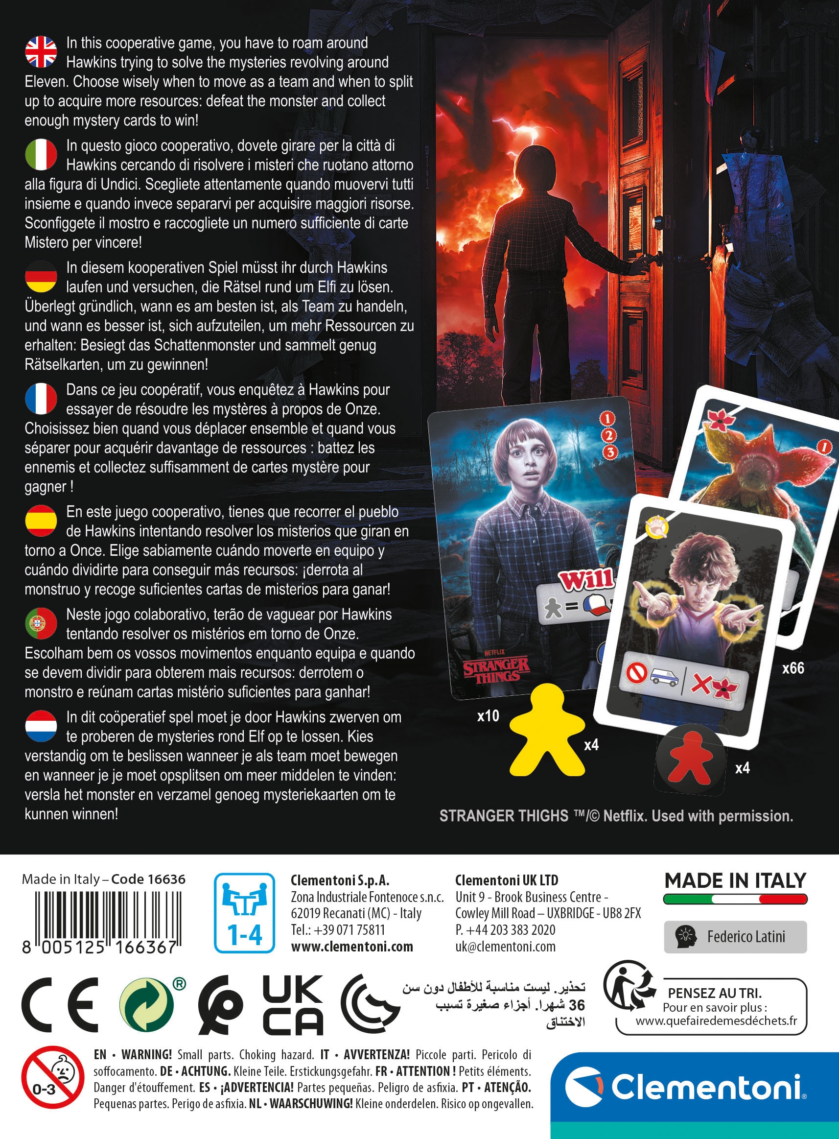 Clementoni® Spiel »Stranger Things Adventures«, Made in Europe