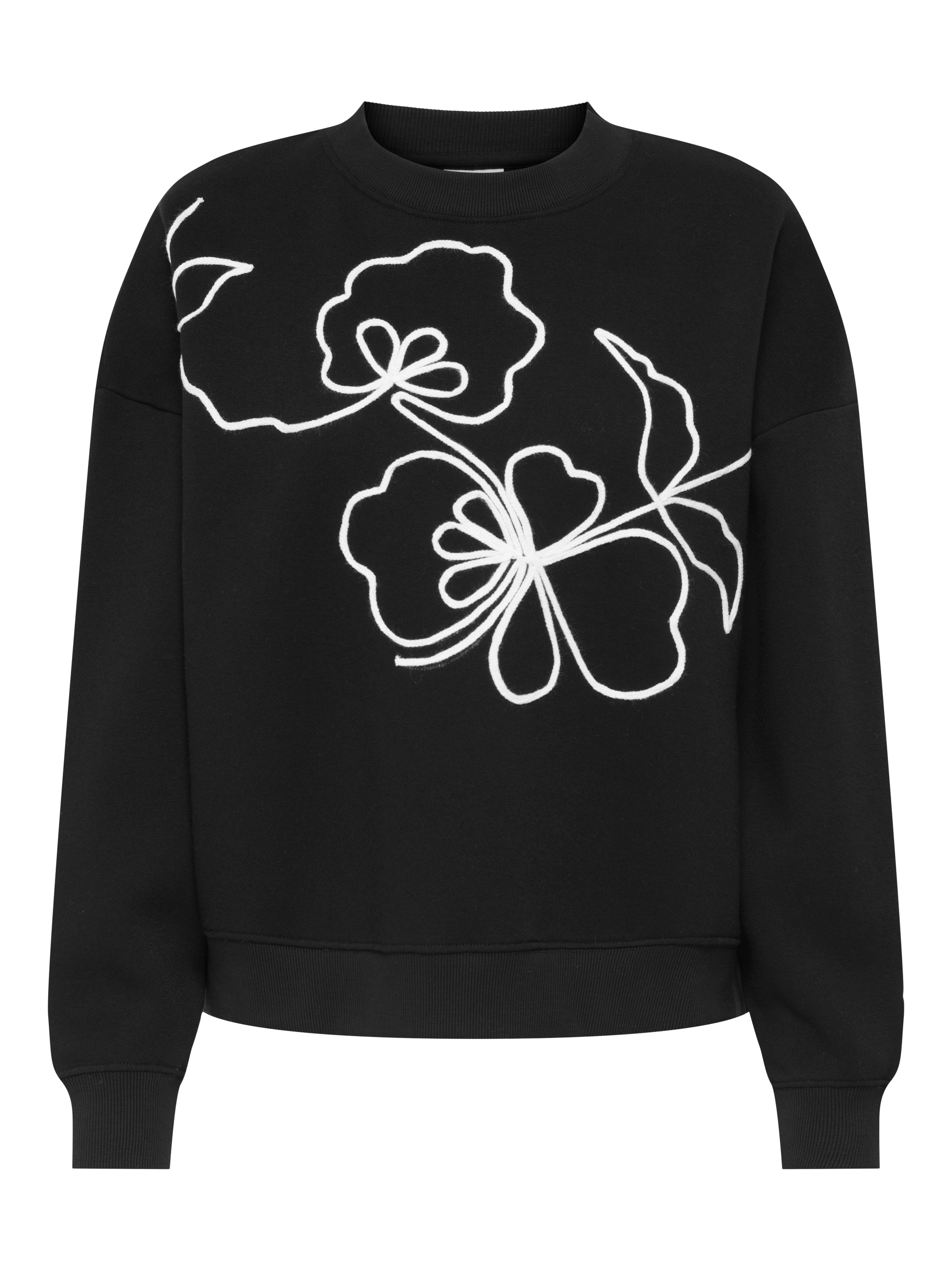 JDY Sweatshirt »JDYCANOA L/S EMB SWEAT JRS NOOS«