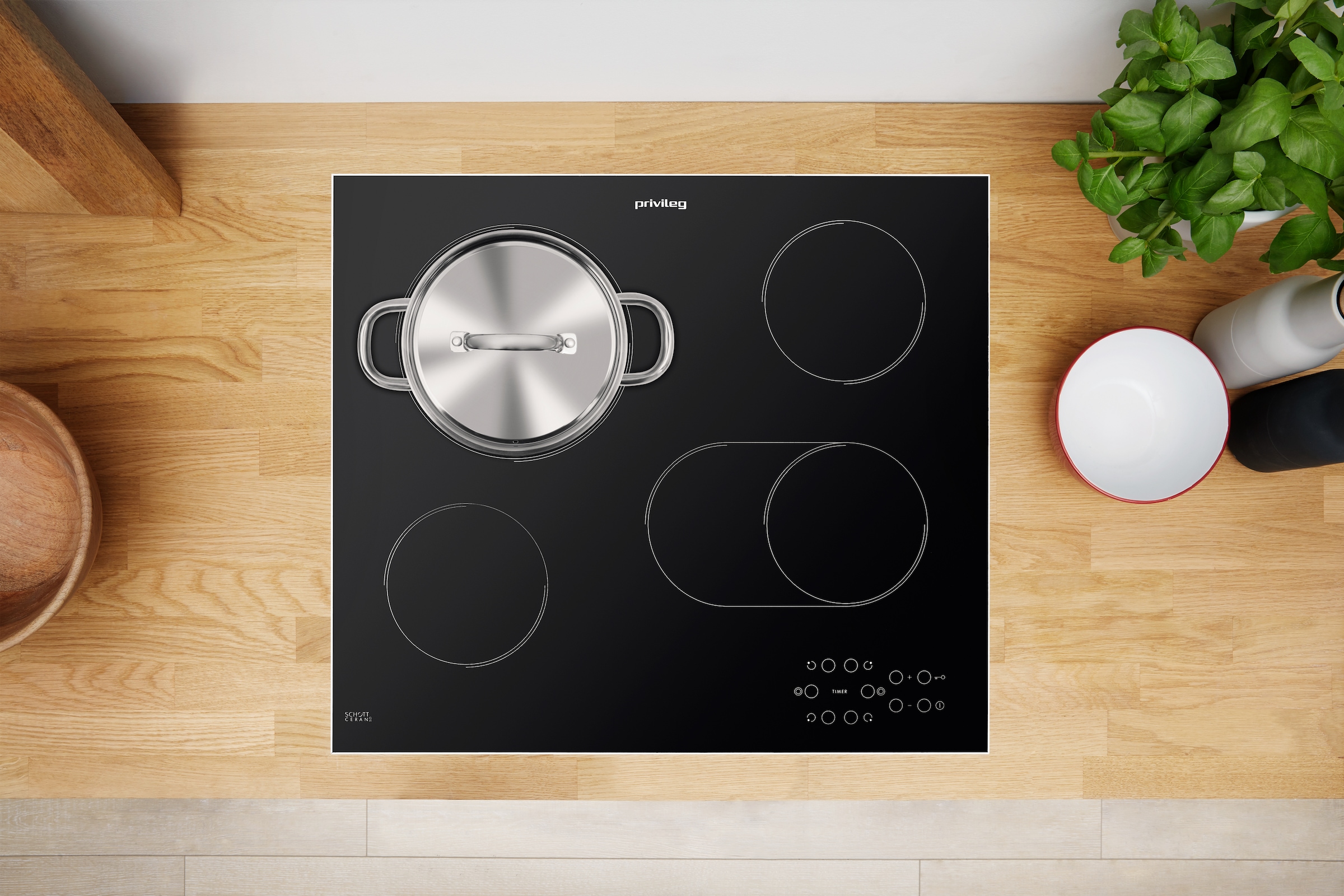 Privileg Backofen-Set »PBA2S85HU1K« Set, 2 Stk. tlg. Schonendes Garen dank des Turn&Go Dampfprogrammes für beste Ergebnisse