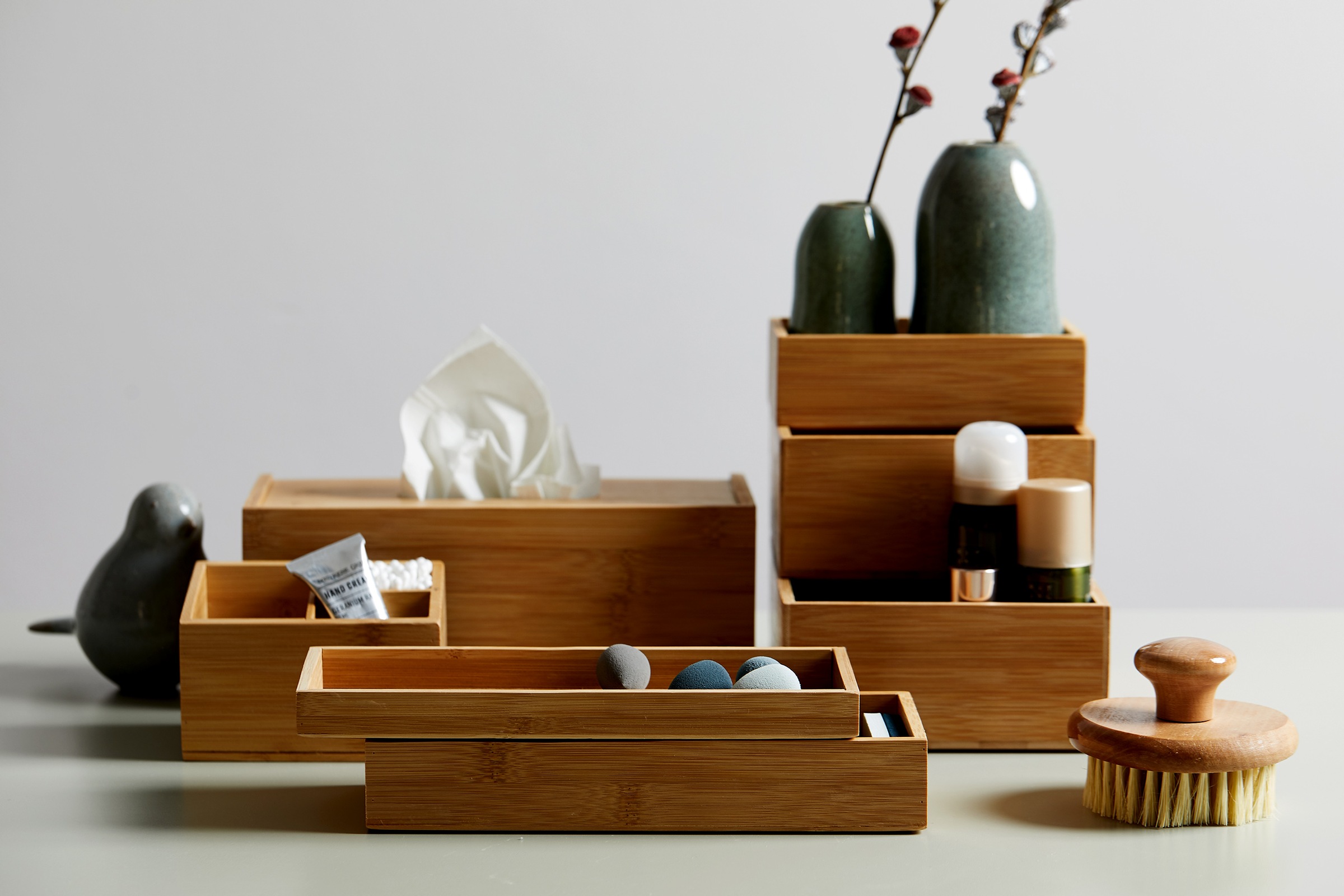 WENKO Aufbewahrungsbox »Terra«, (1 St.), mit Deckel und schmaler Ablage