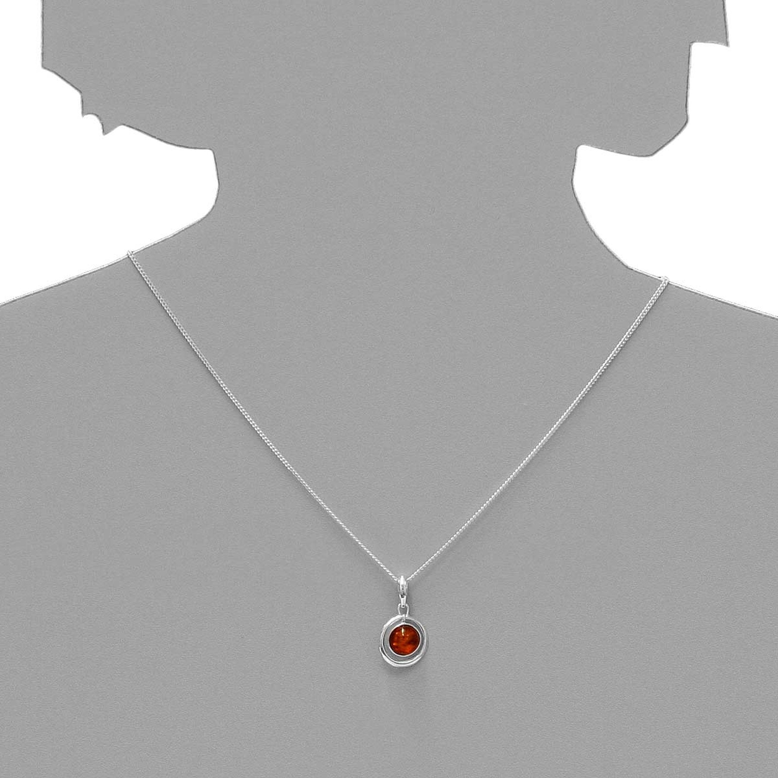 OSTSEE-SCHMUCK Kette mit Anhänger »- Serana - Silber 925/000 - Bernstein«