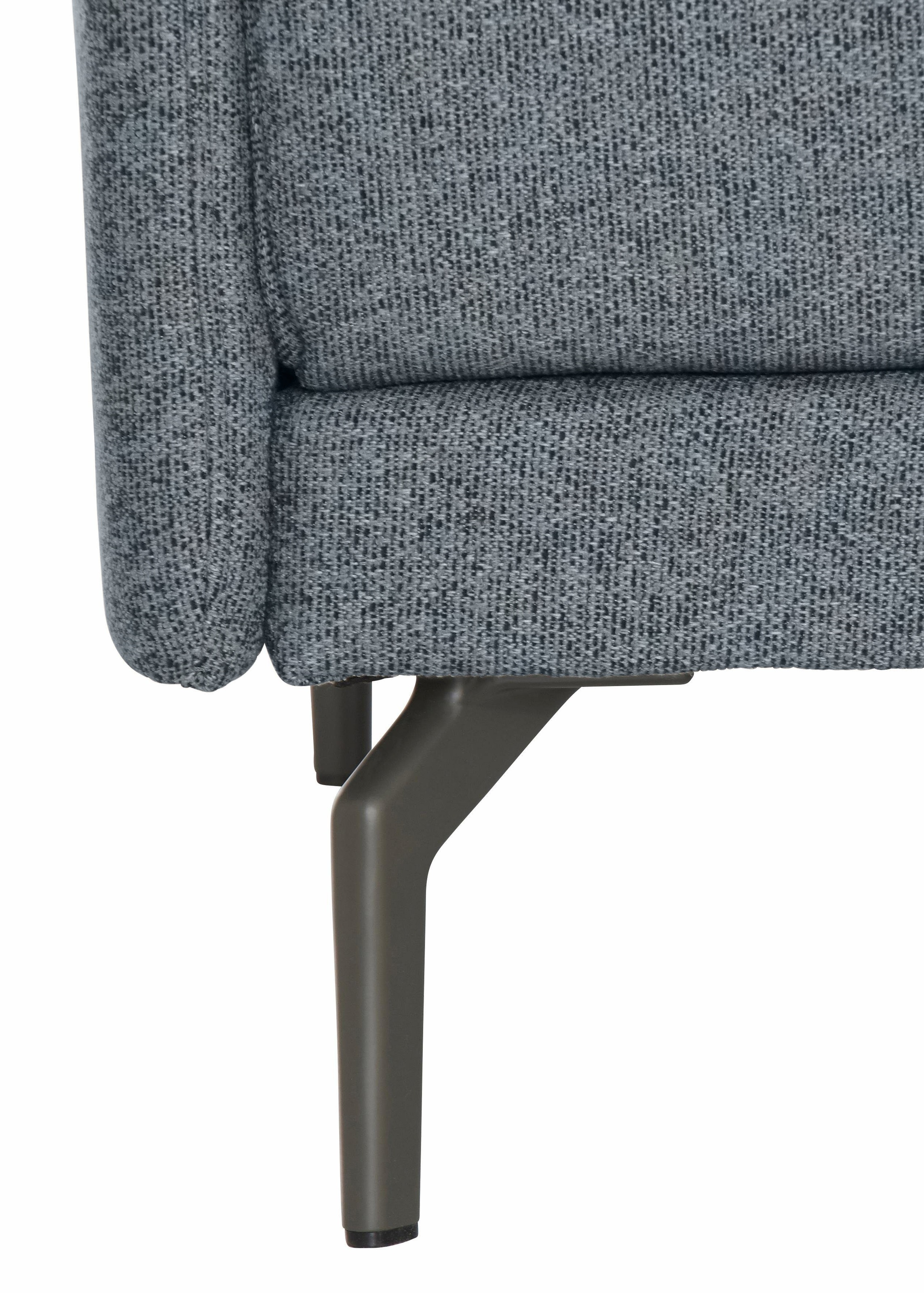 Creation BY ROLF BENZ Ecksofa »CR.450, Designecksofa, Polsterecke, L-Form« Armlehne sehr schmal, Breite 234 cm, Alugussfüße in umbragrau