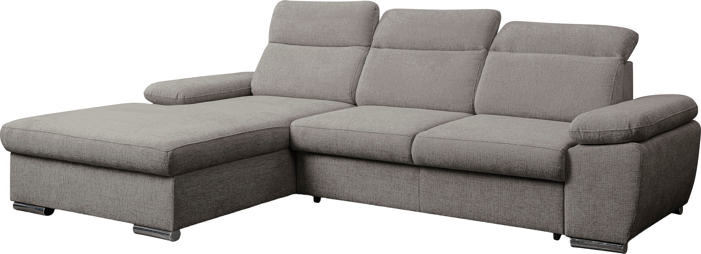 WERK2 Ecksofa »Palma modernes Schlafsofa mit Bettkasten, L-Form, B/T 282/185 cm«