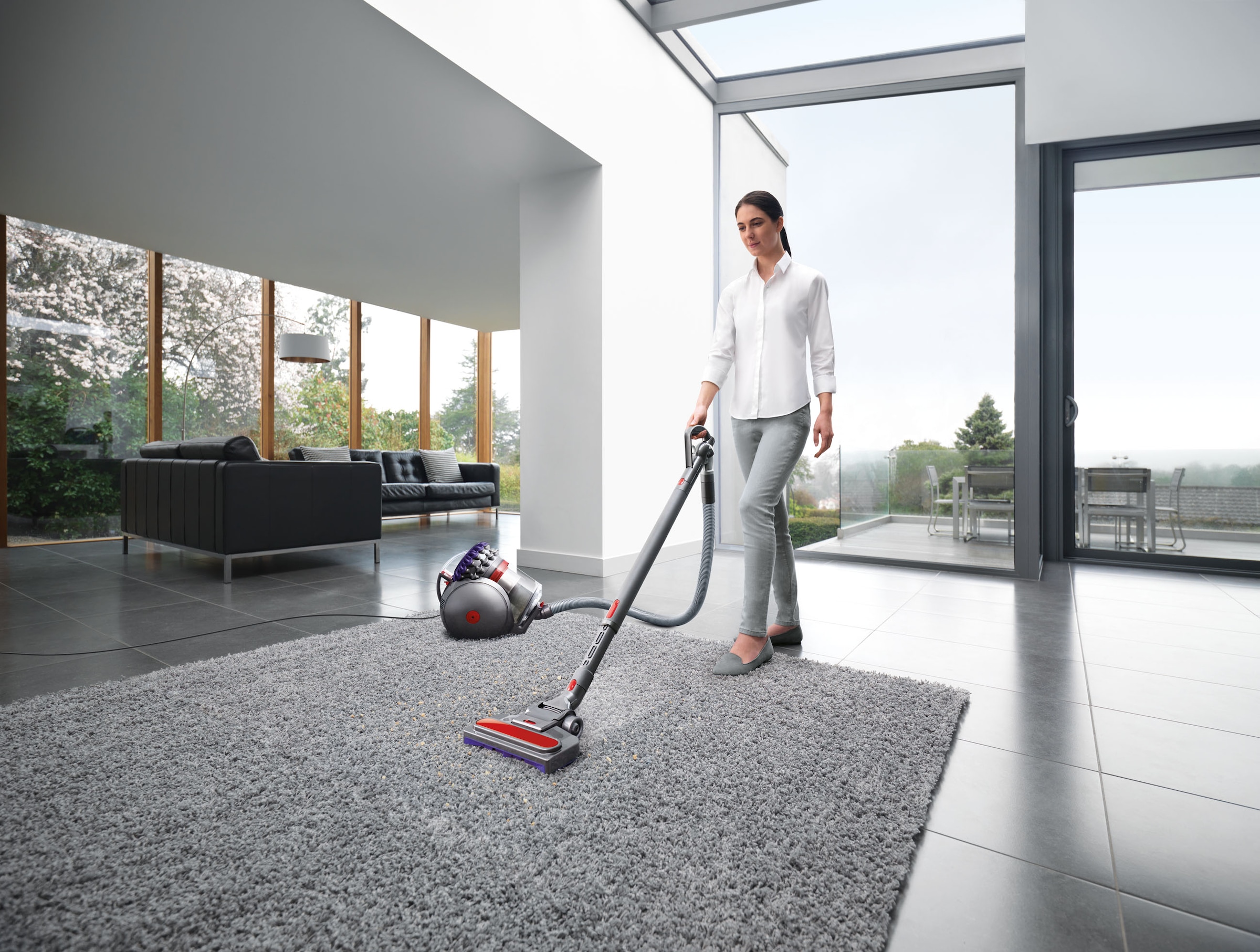 DYSON Bodenstaubsauger »Dyson Big Ball™ Parquet 2 (Nickel/Violett)«, 600 W, beutellos