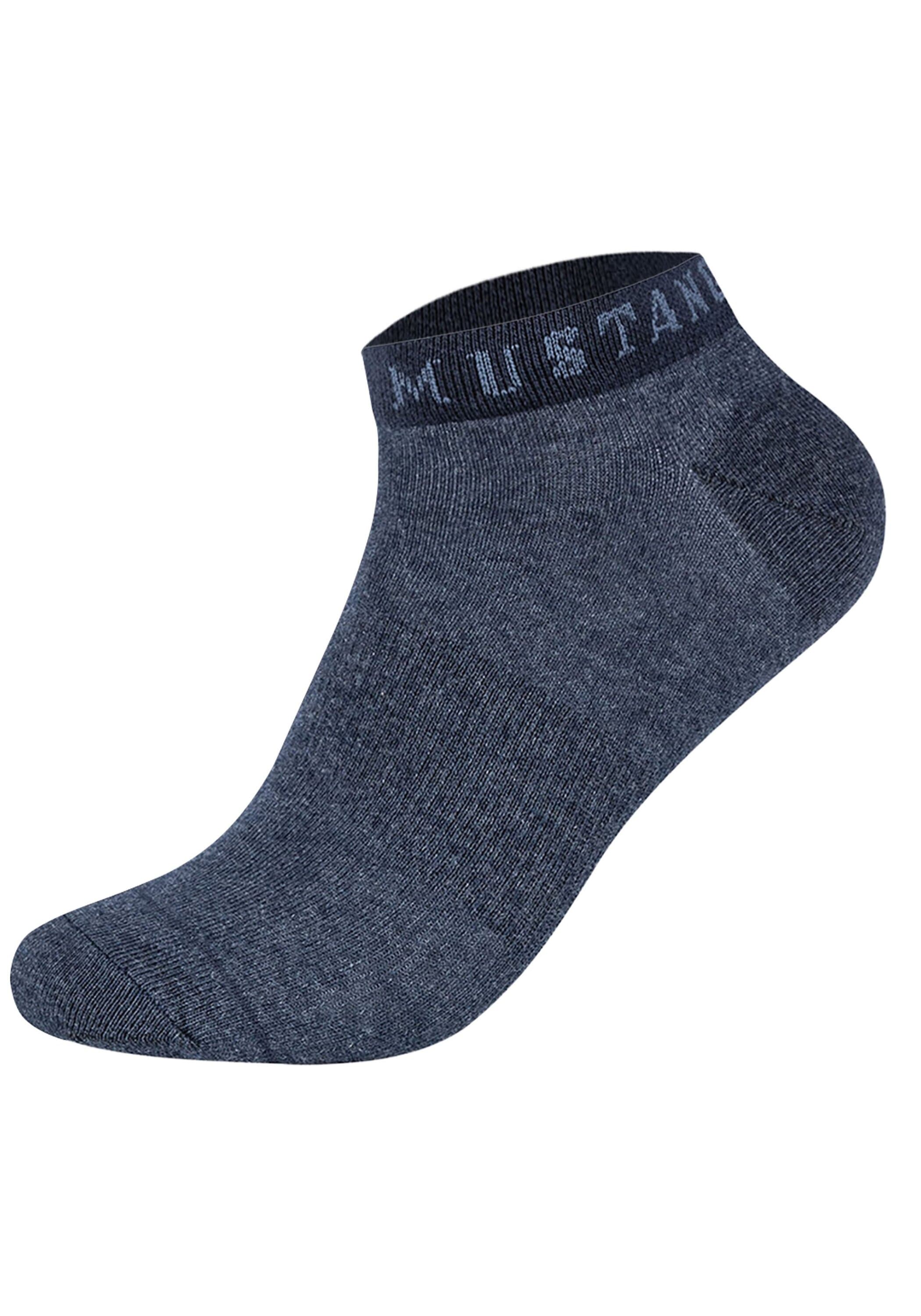 MUSTANG Sneakersocken »Socken Casual Organic Cotton Sneaker 6-Pack 6er Pack« 6 Paar tlg.