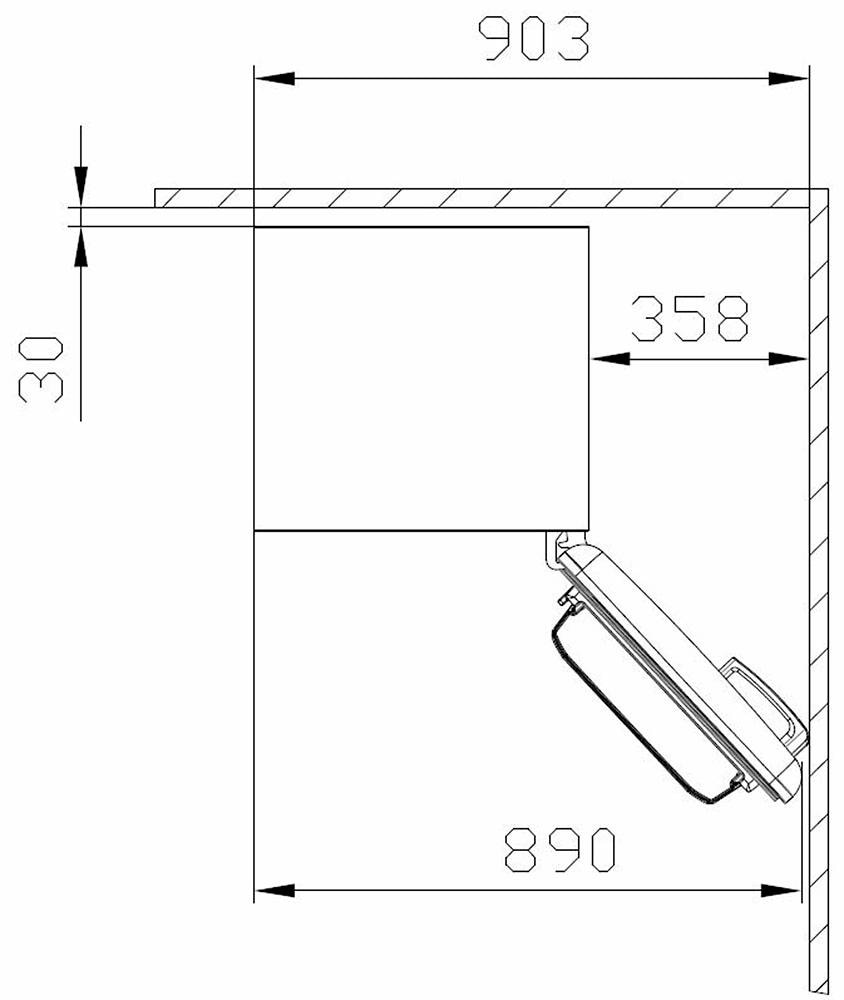 Amica Table Top Kühlschrank, KS 15616 P, 87,5 cm hoch, 55 cm breit