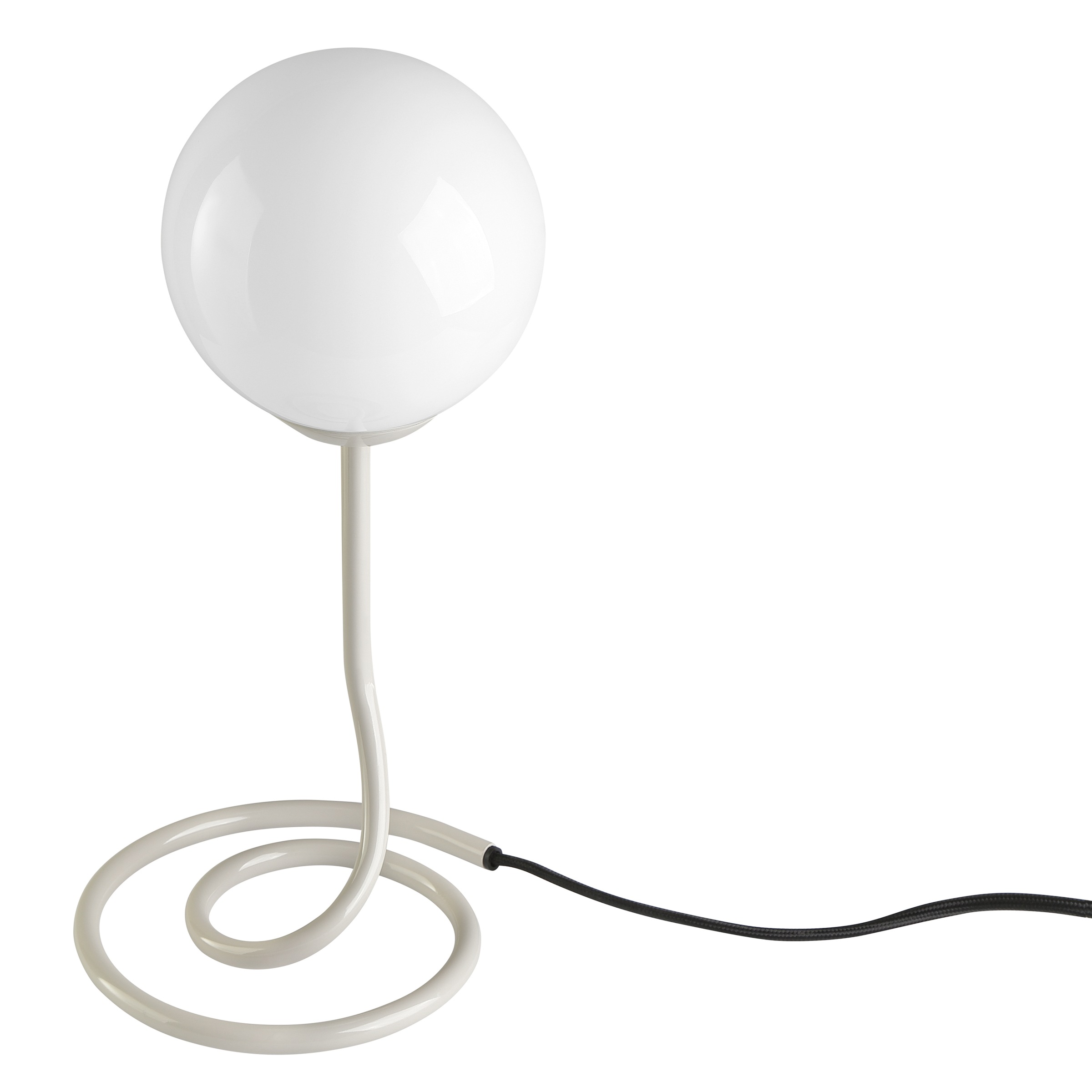 OTTO home Tischleuchte »Orrell«, Leuchtmittel G9 | ohne Leuchtmittel, Ø 12, H: 31,3 cm, Materialmix - Metallfuß mit weißem Glasschirm