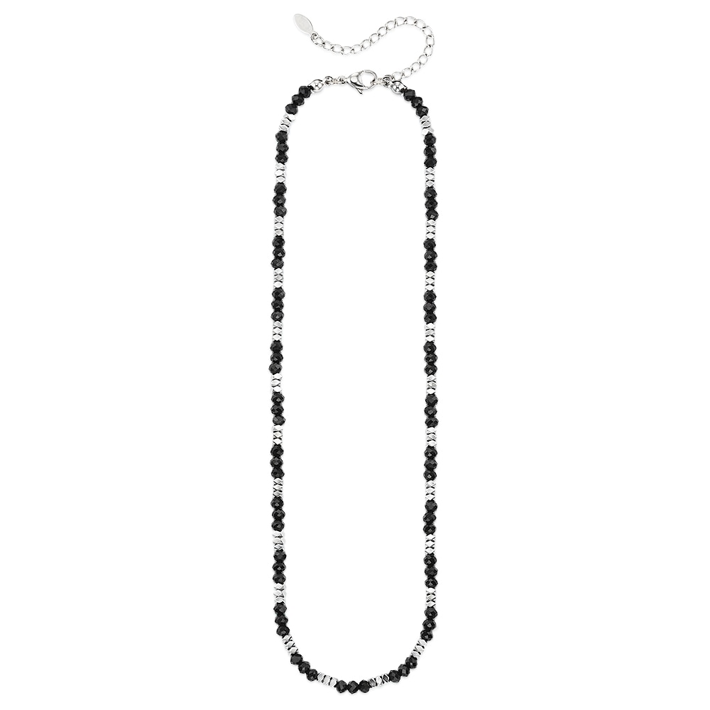 Aniston JEWELRY & WATCHES Ketten-Set »mit schwarzen Steinen« mit Kristall