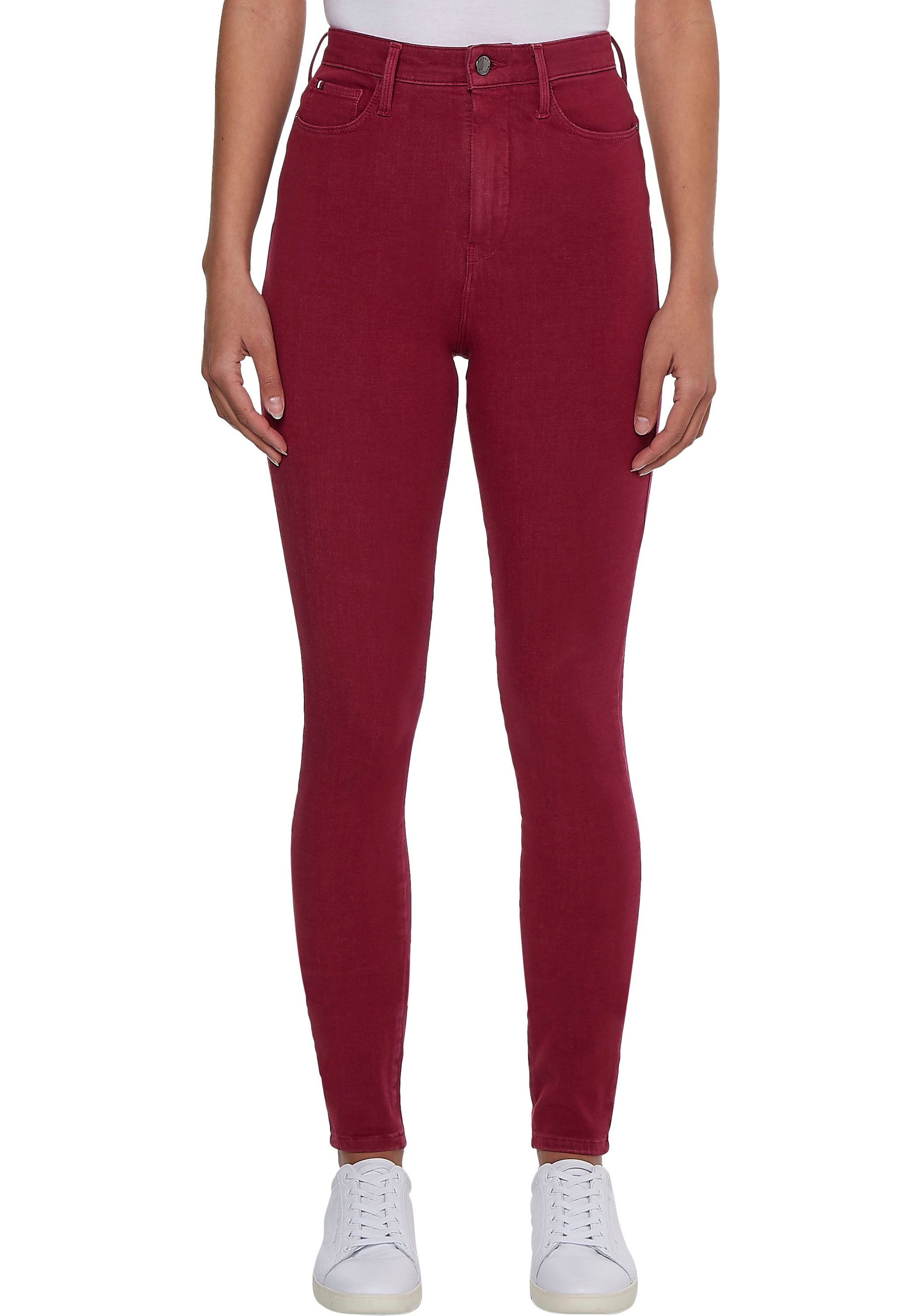 Tommy Hilfiger Stretch-Hose »SCULPT U SKINNY HW PANT«, mit Tommy Hilfiger Logo-Flag & Patch