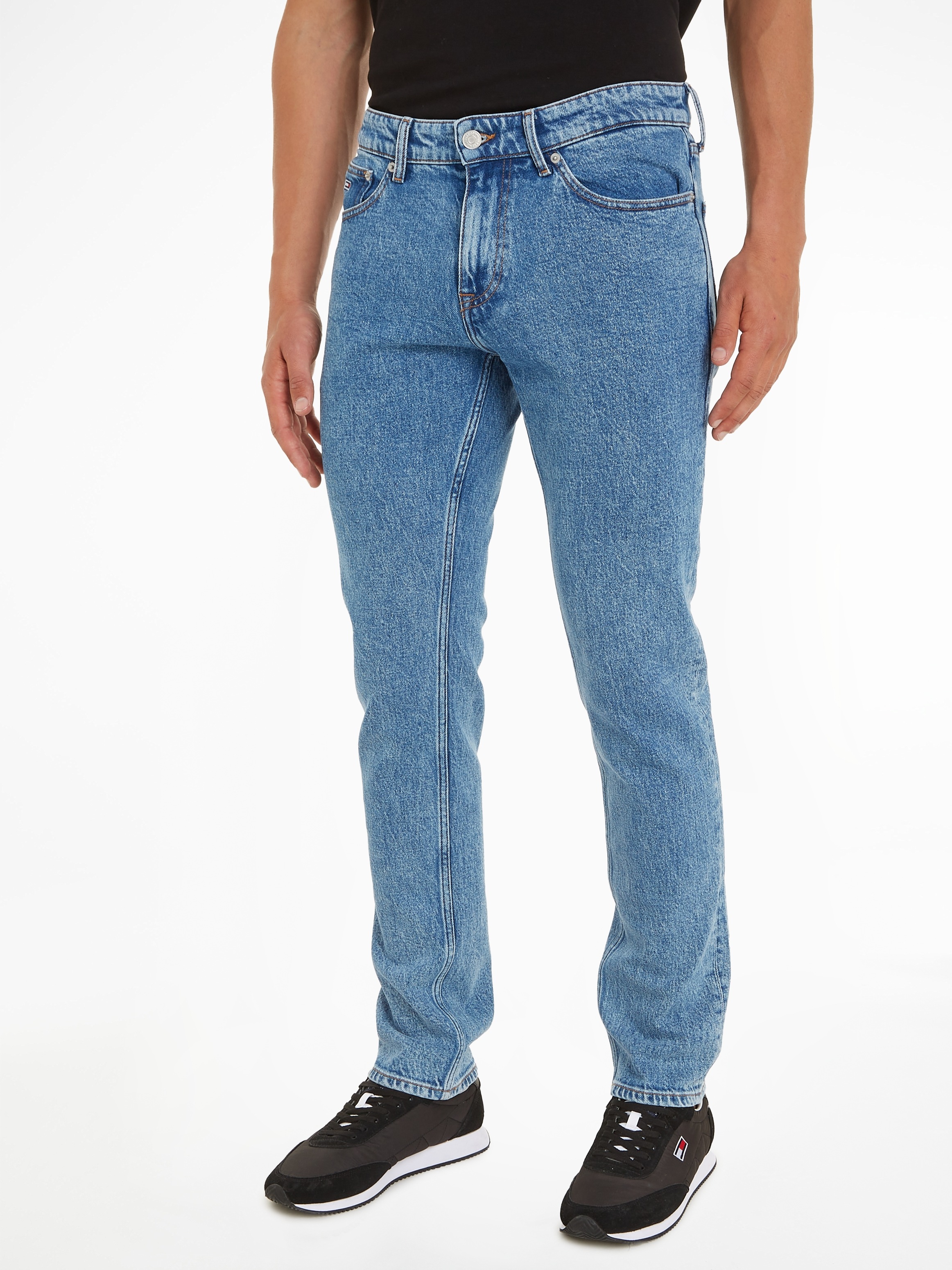 Tommy Jeans Herren Slim-fit-Jeans »SCANTON SLIM« im 5-Pocket-Style in blau, Größe 36