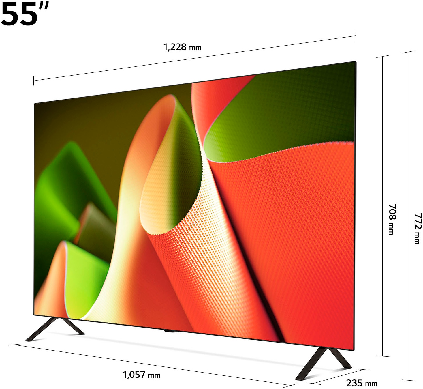 LG OLED-Fernseher »OLED55B49LA«, 4K Ultra HD, Smart-TV