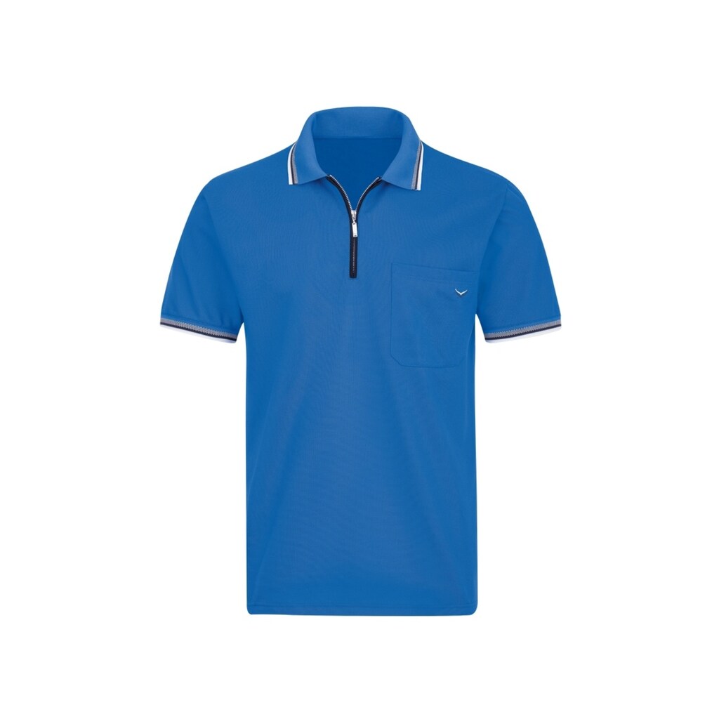 Trigema Poloshirt »TRIGEMA Poloshirt mit Reißverschluss«, (1 tlg.)