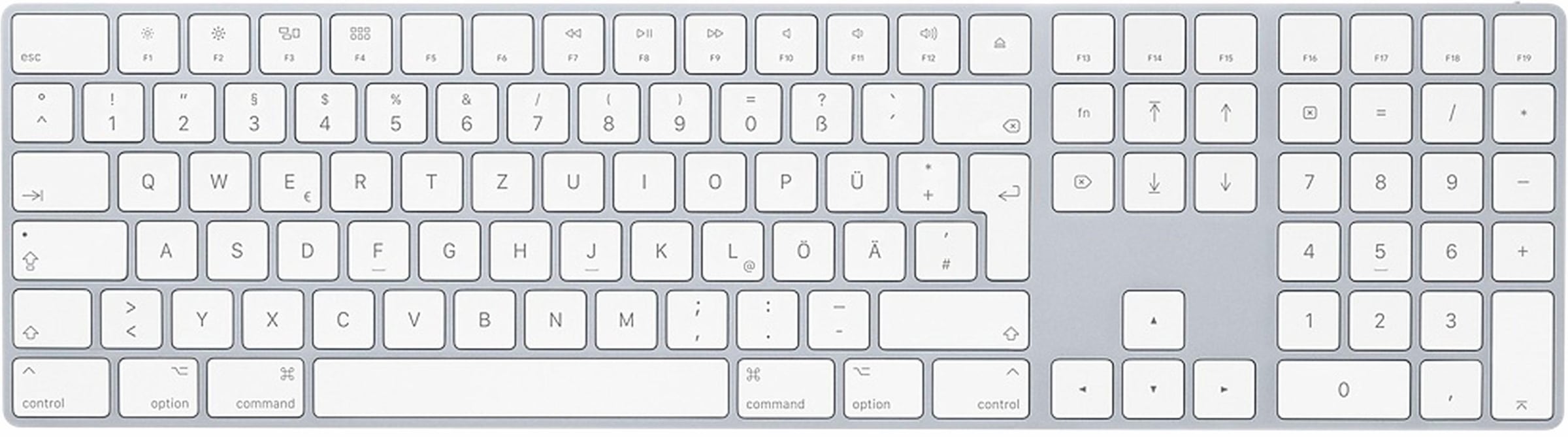 Apple Apple-Tastatur »Magic Keyboard MQ052D/A«, (Ziffernblock)