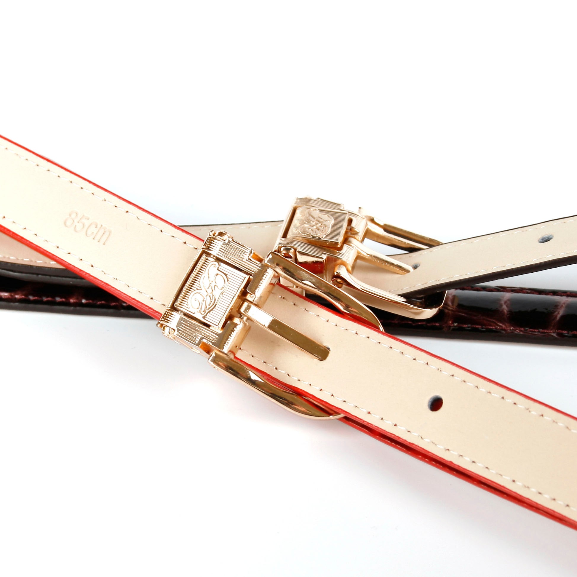 im OTTO Oberflächennarbung Shop Stilvoller leichter Anthoni Crown Ledergürtel, Online Ledergürtel mit