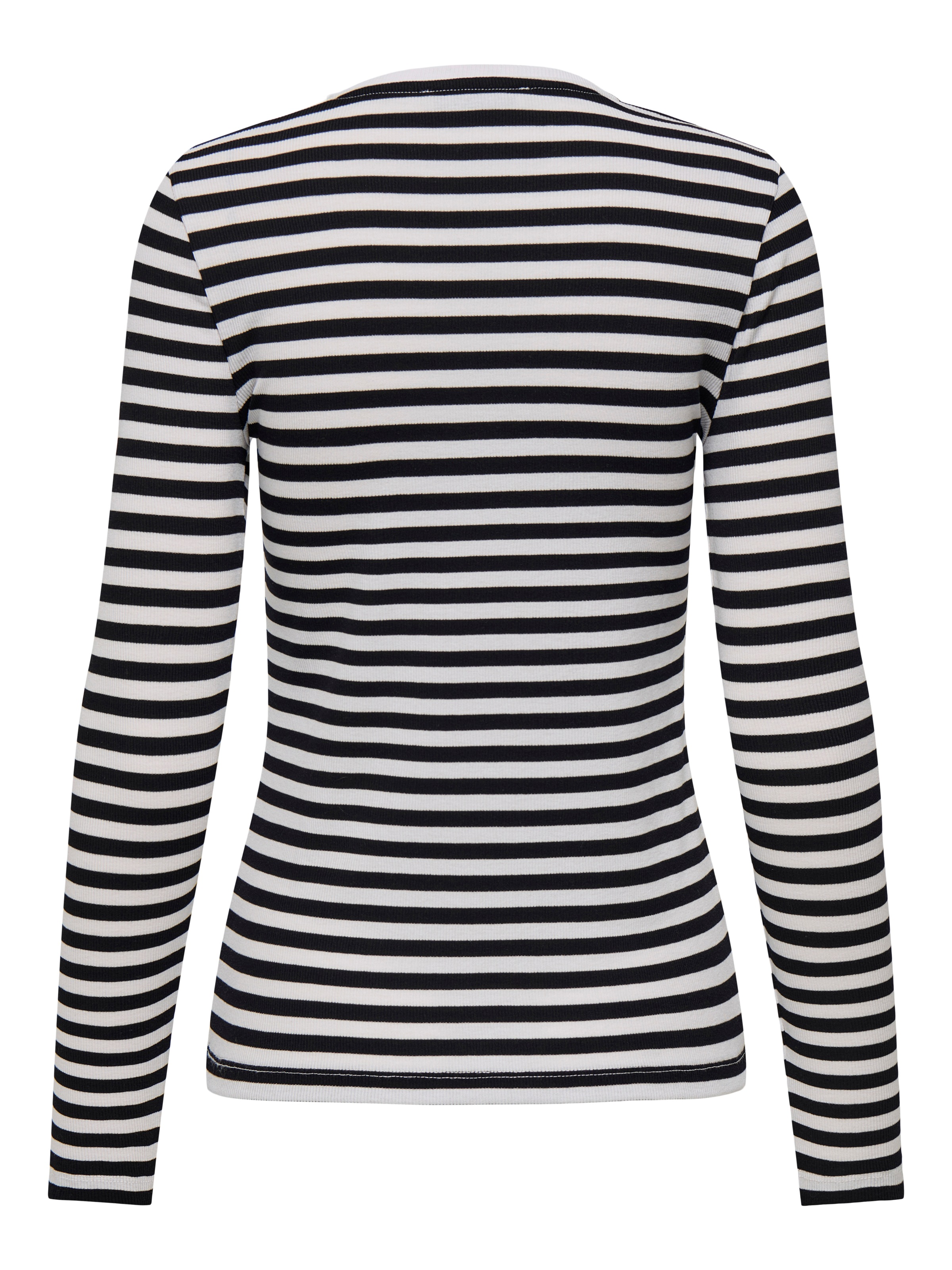 ONLY Langarmshirt »ONLMAI STRIPE L/S TOP JRS NOOS«