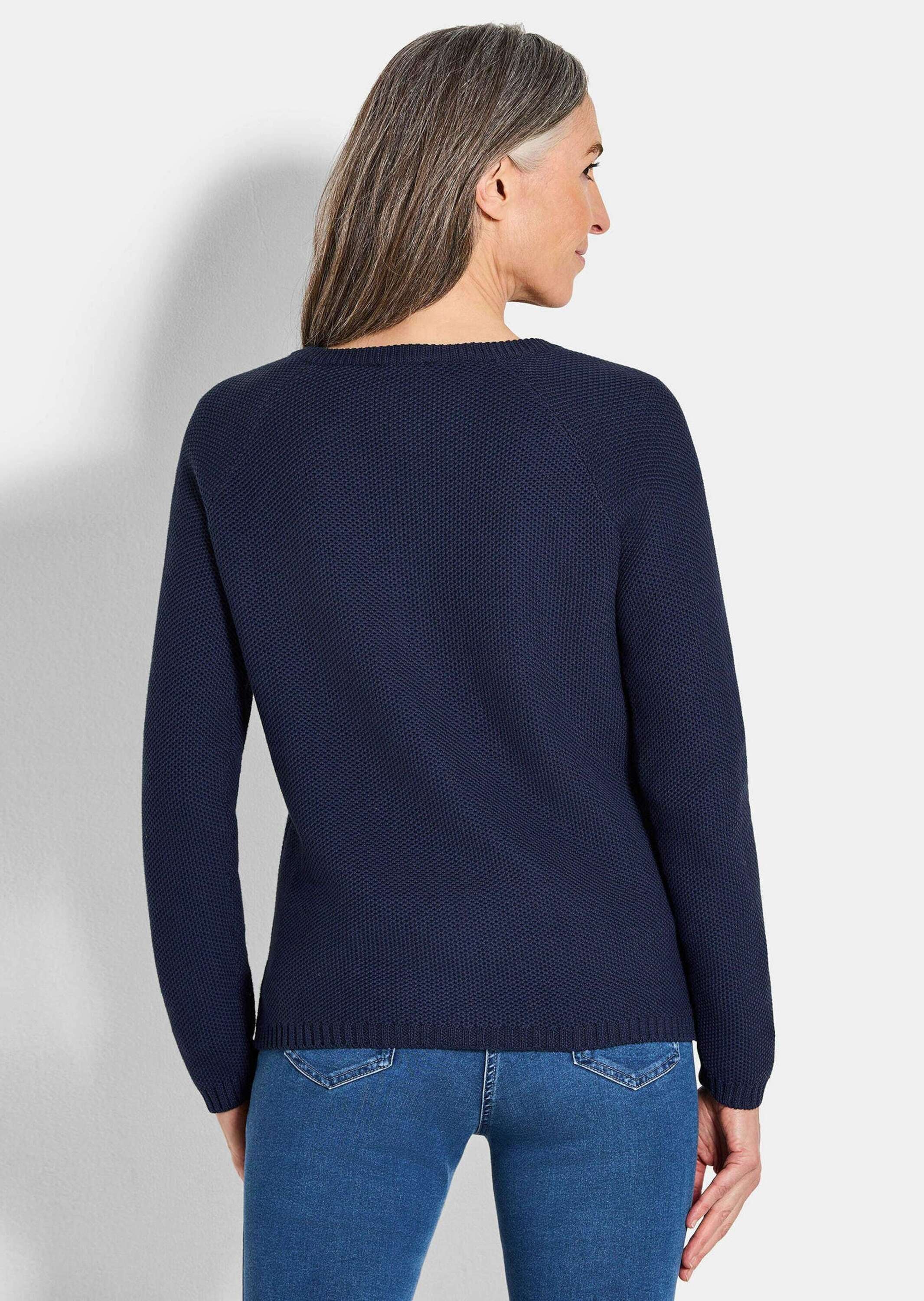 GOLDNER Strickjacke »Strickjacke aus reiner Baumwolle«