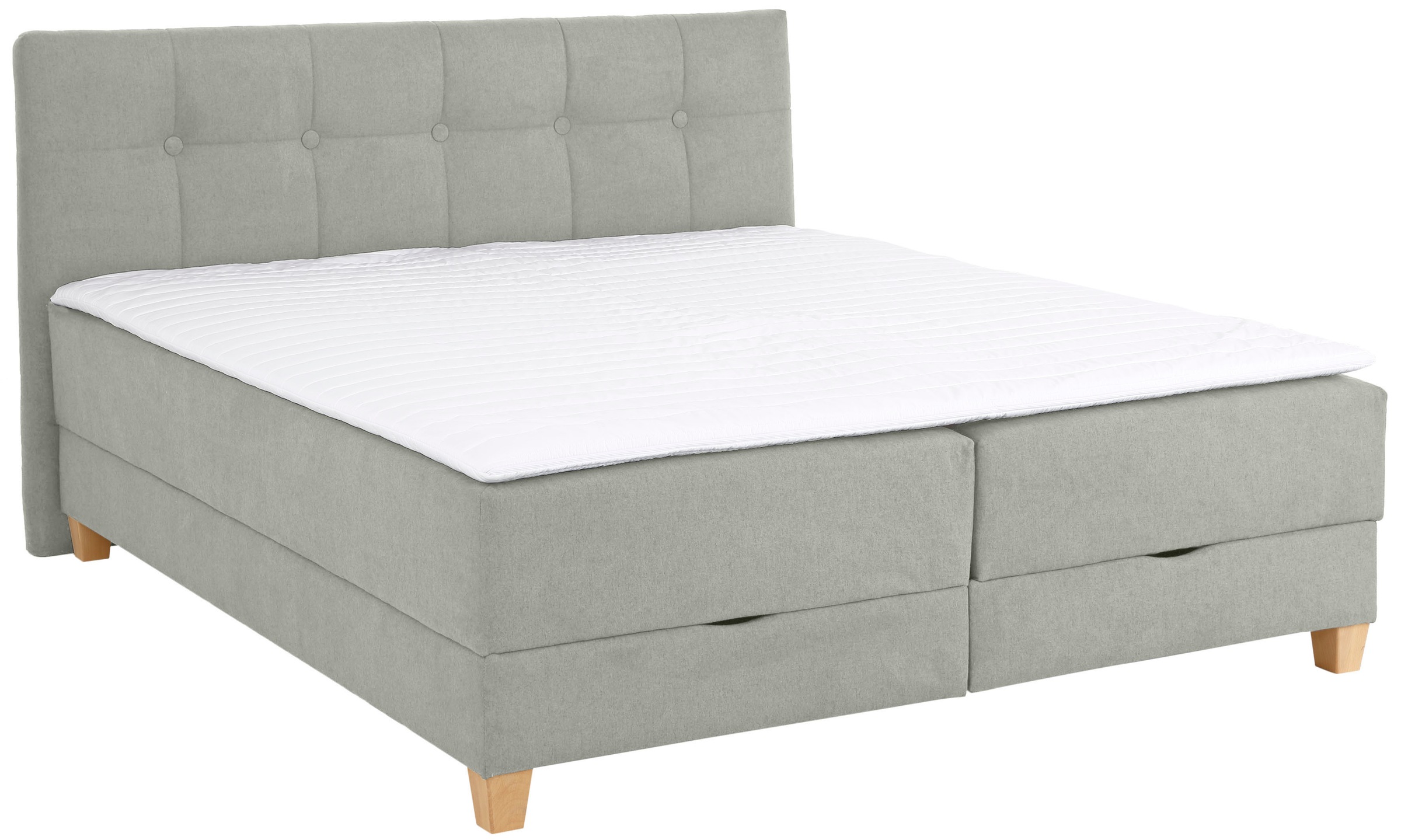 Home affaire Boxbett »Lonrai«, in H2,H3 & H4 und XXL - Überlänge 220cm wählbar, inkl. Topper