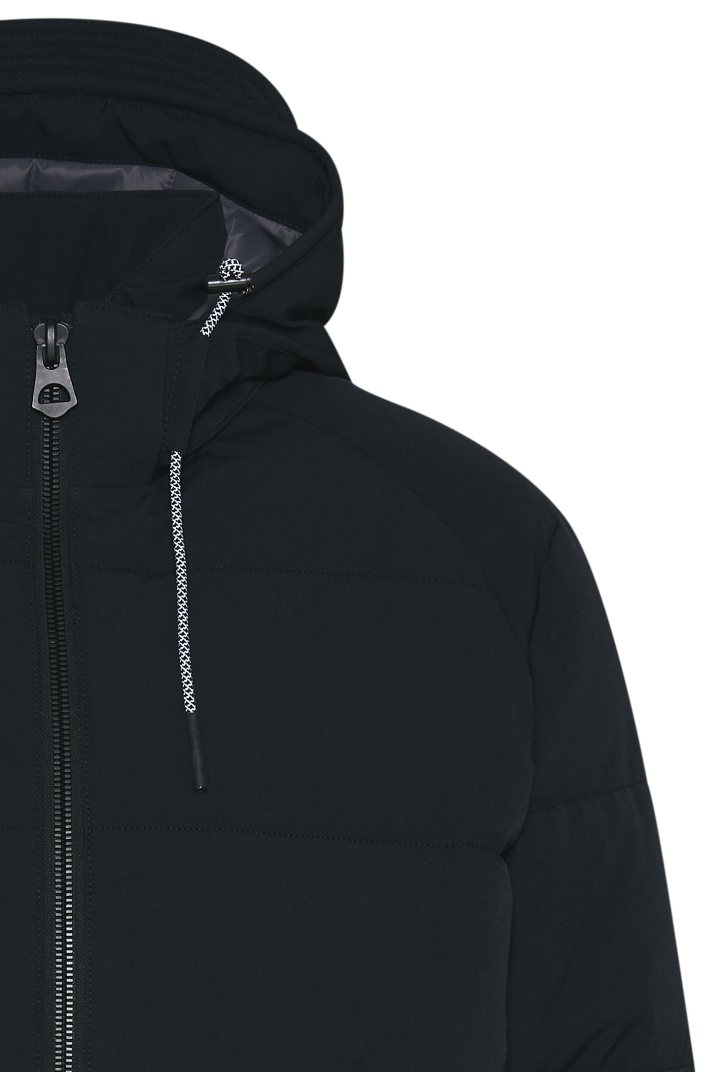 bugatti Langjacke, mit Kapuze, aus wasserabweisender elastischer Ware