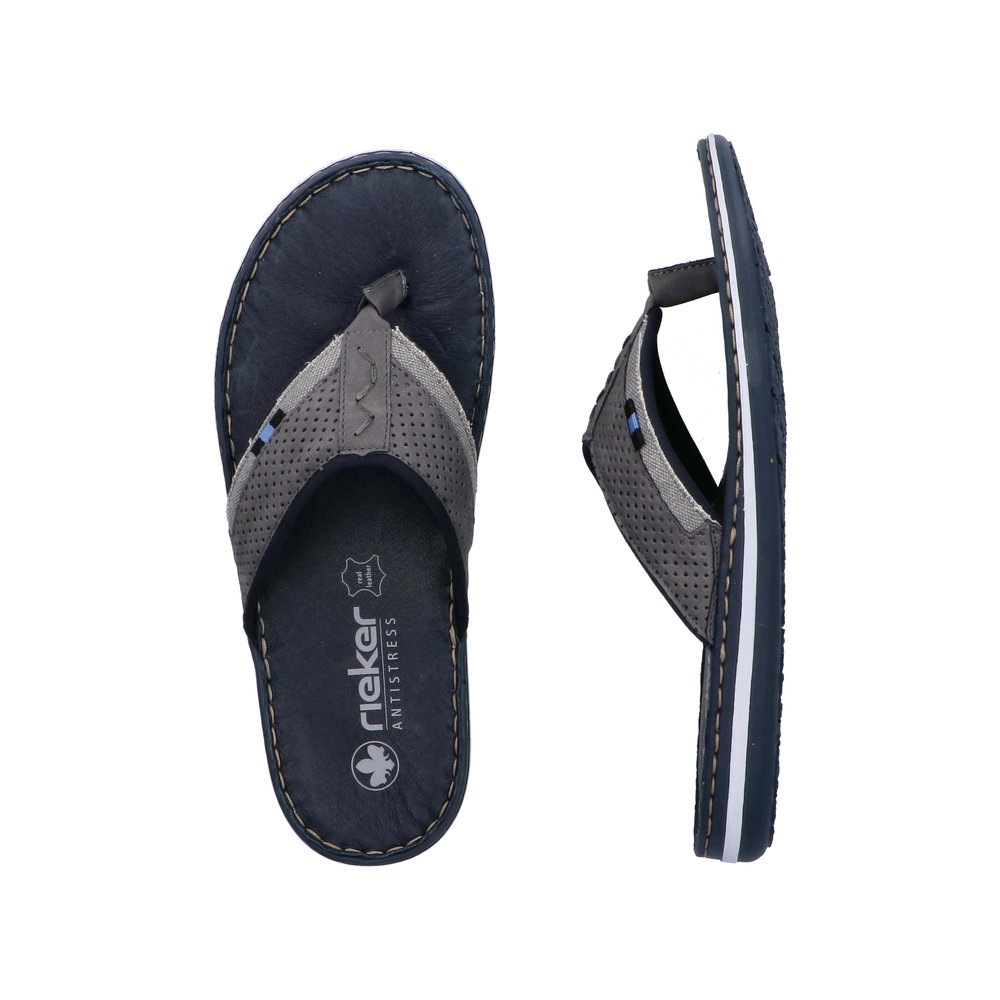 Rieker Zehentrenner  Sommerschuh, Strandschuh mit weicher Leder-Innensohle